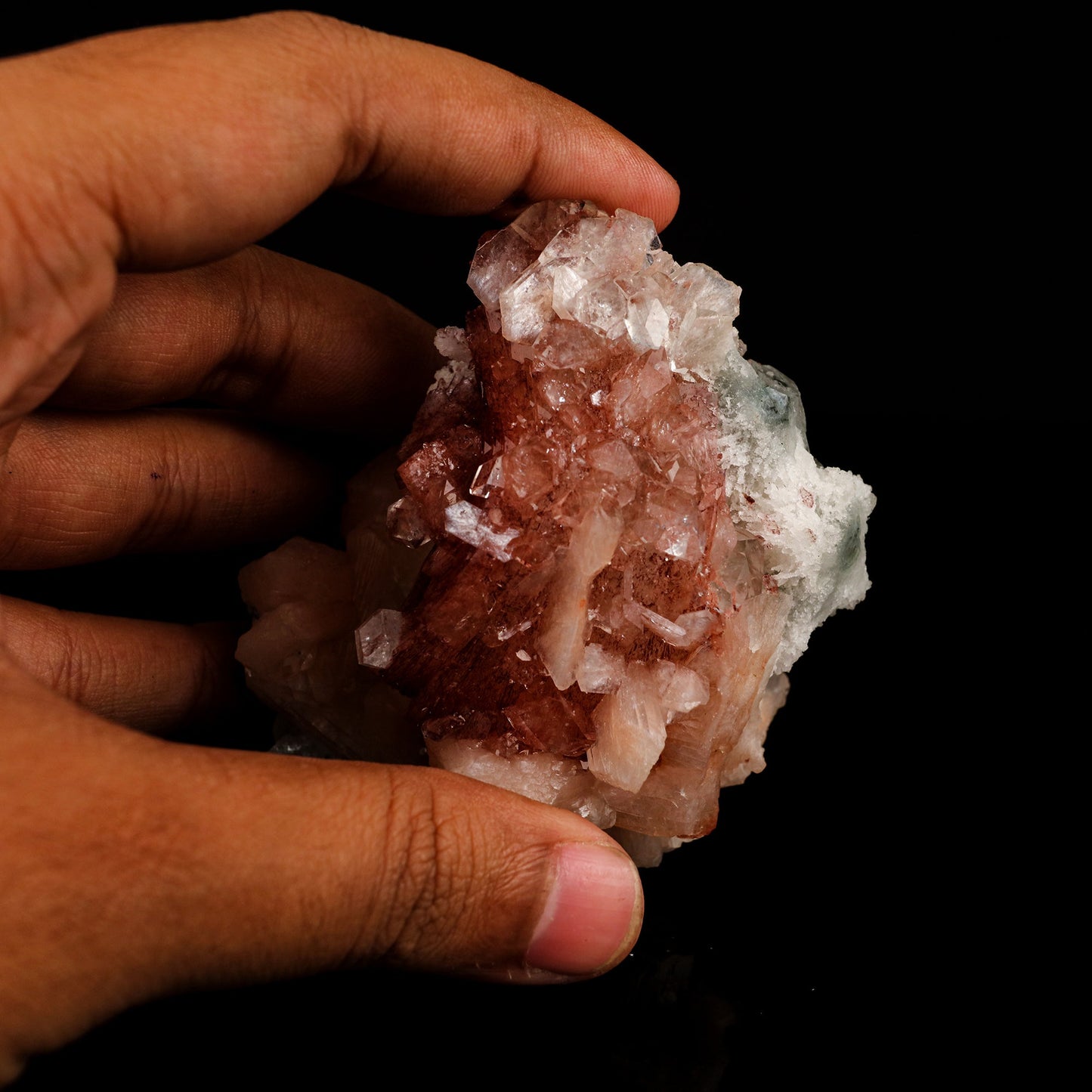 Heulandite Bow with Stilbite Natural Mineral Specimen # B 6223 Heulandite Superb Minerals