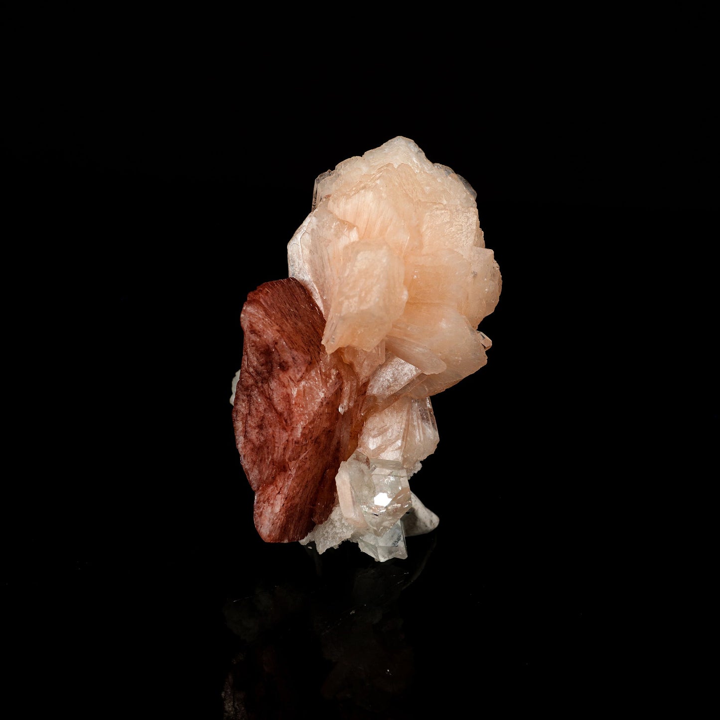 Heulandite Bow with Stilbite Natural Mineral Specimen # B 6227 Heulandite Superb Minerals