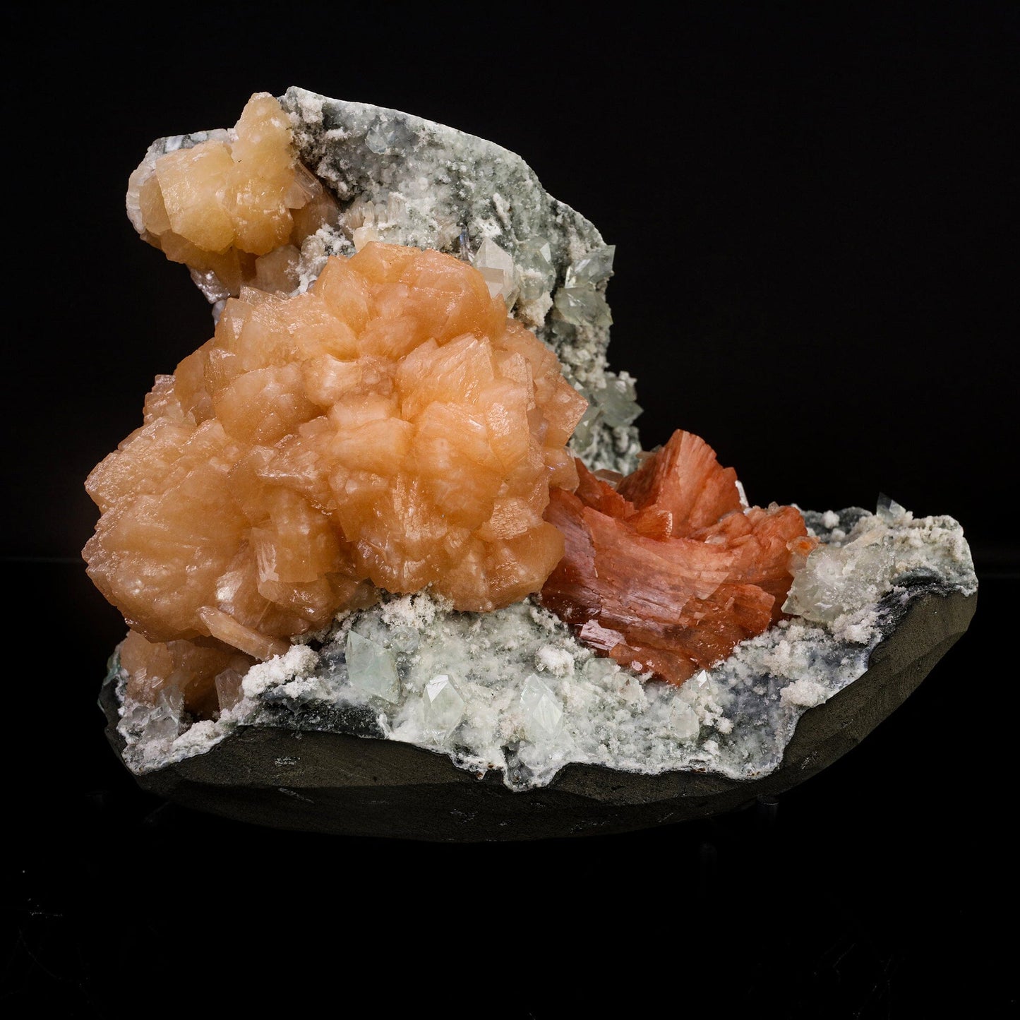 Heulandite Bow with Stilbite Natural Mineral Specimen # B 6723 Thomsonite Superb Minerals 