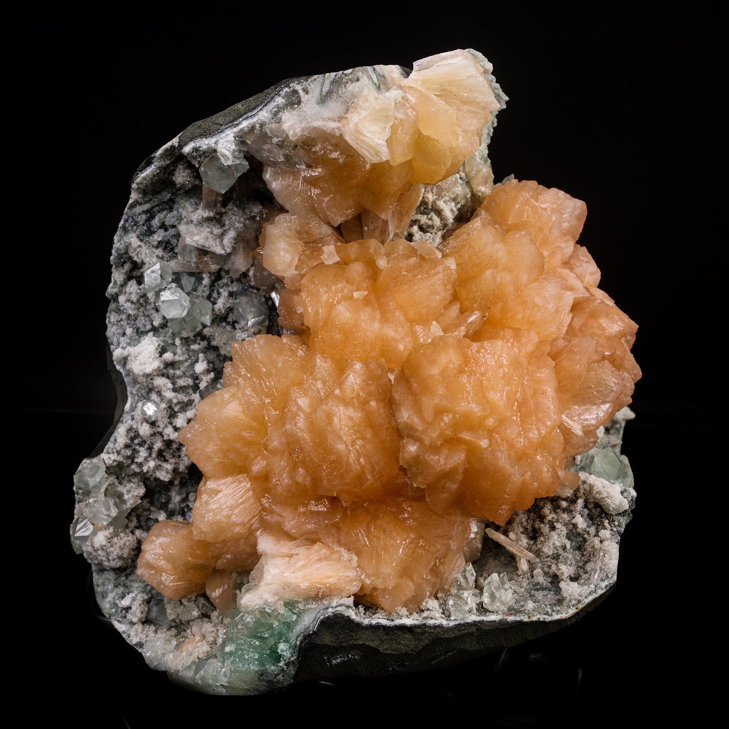 Heulandite Bow with Stilbite Natural Mineral Specimen # B 6723 Thomsonite Superb Minerals 