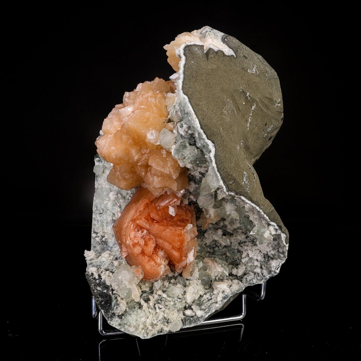 Heulandite Bow with Stilbite Natural Mineral Specimen # B 6723 Thomsonite Superb Minerals 