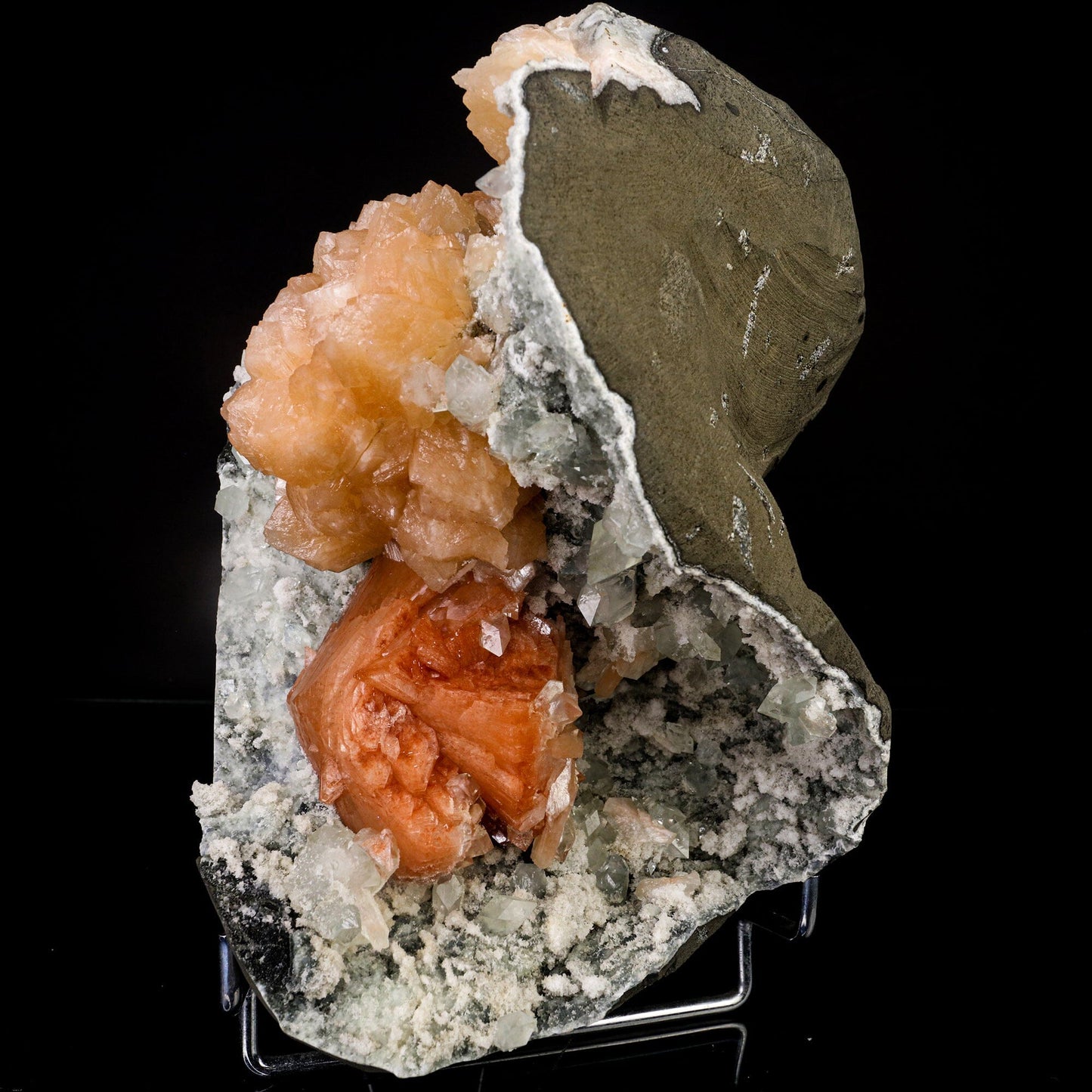 Heulandite Bow with Stilbite Natural Mineral Specimen # B 6723 Thomsonite Superb Minerals 