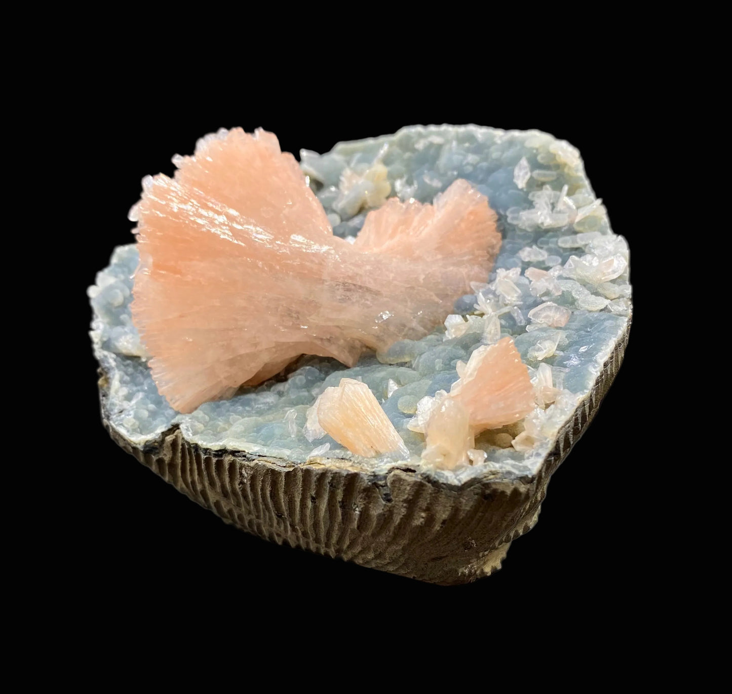 Heulandite & Chalcedony DK11 Superb Minerals