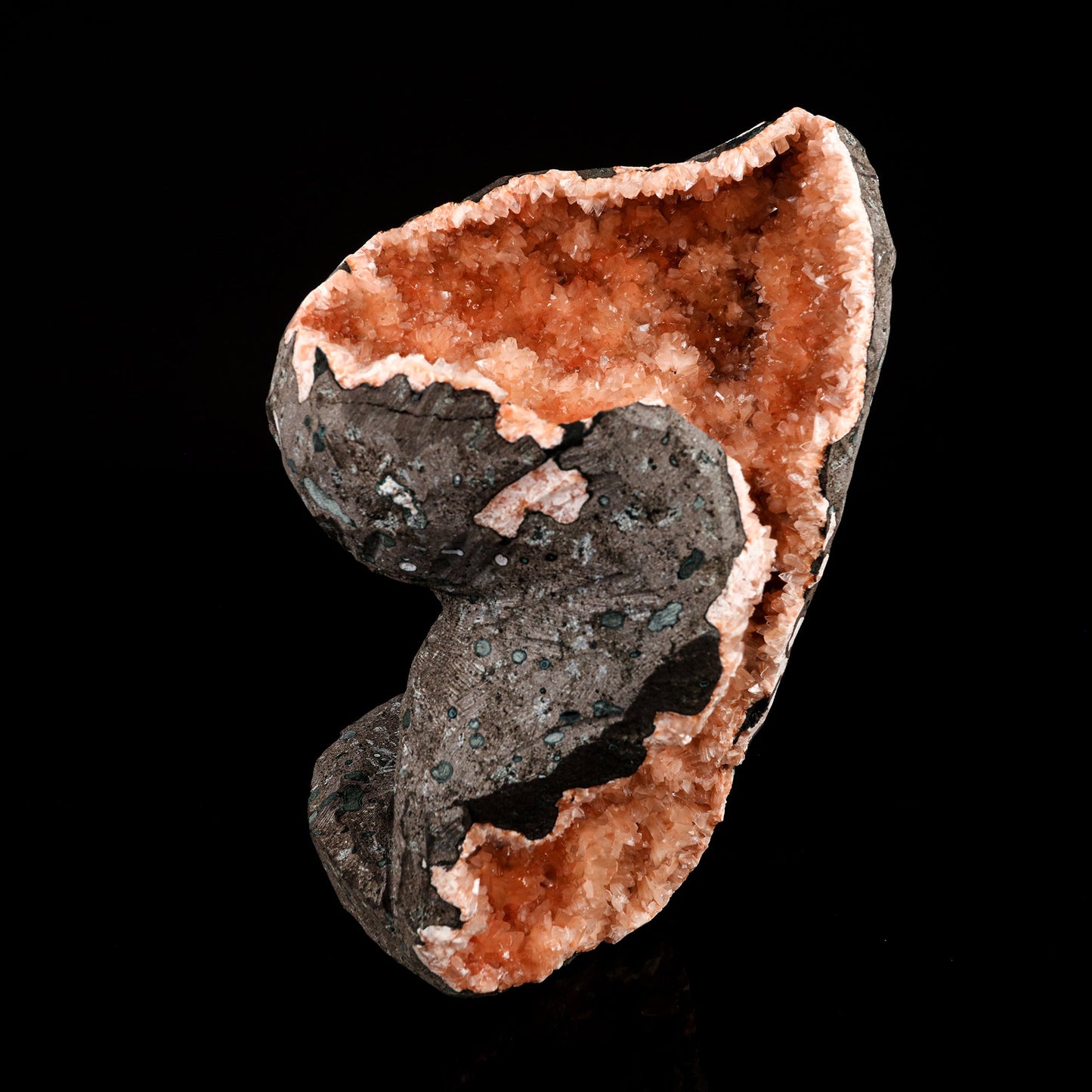 Heulandite Geode Free Standing Natural Mineral Specimen # B 6358 Heulandite Superb Minerals