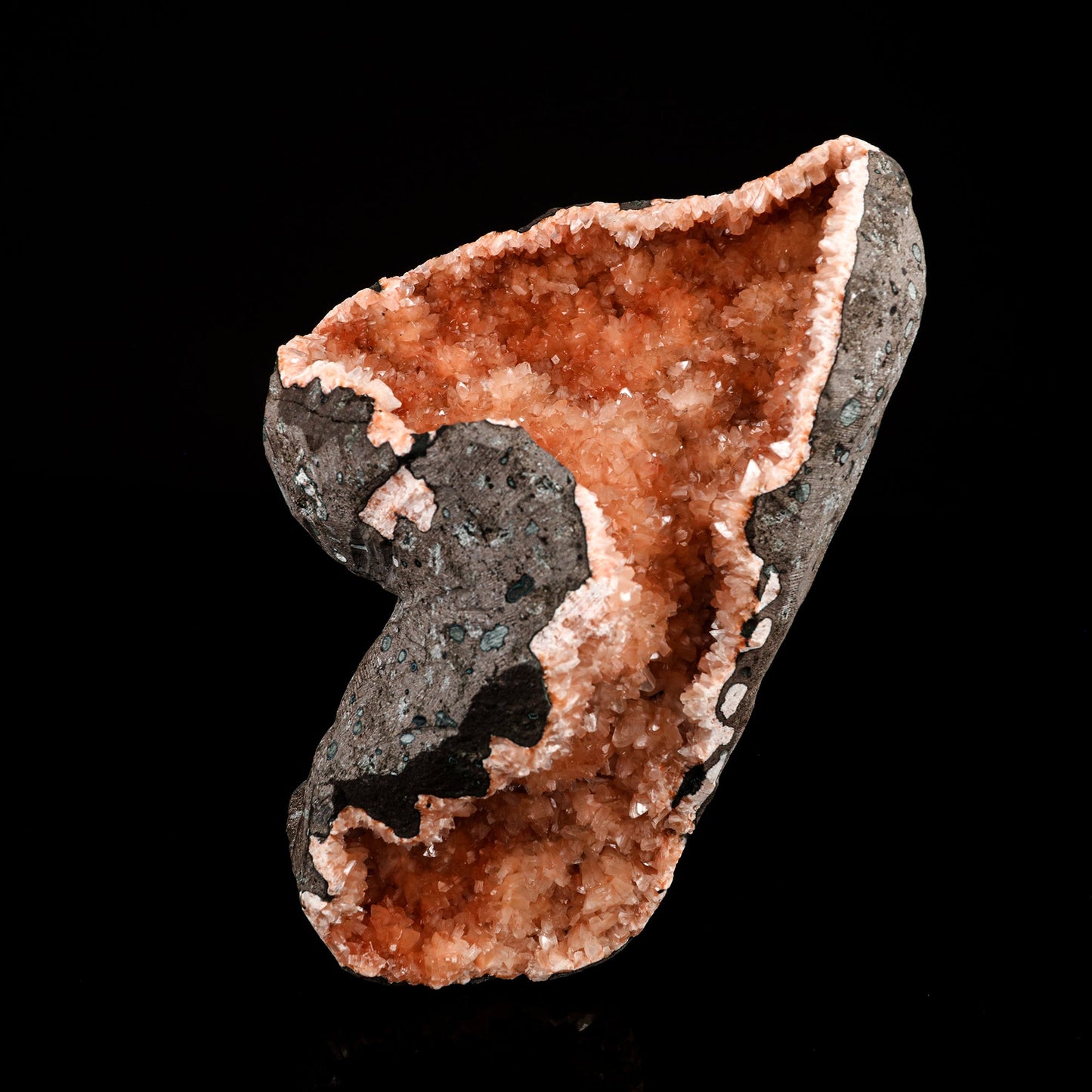Heulandite Geode Free Standing Natural Mineral Specimen # B 6358 Heulandite Superb Minerals
