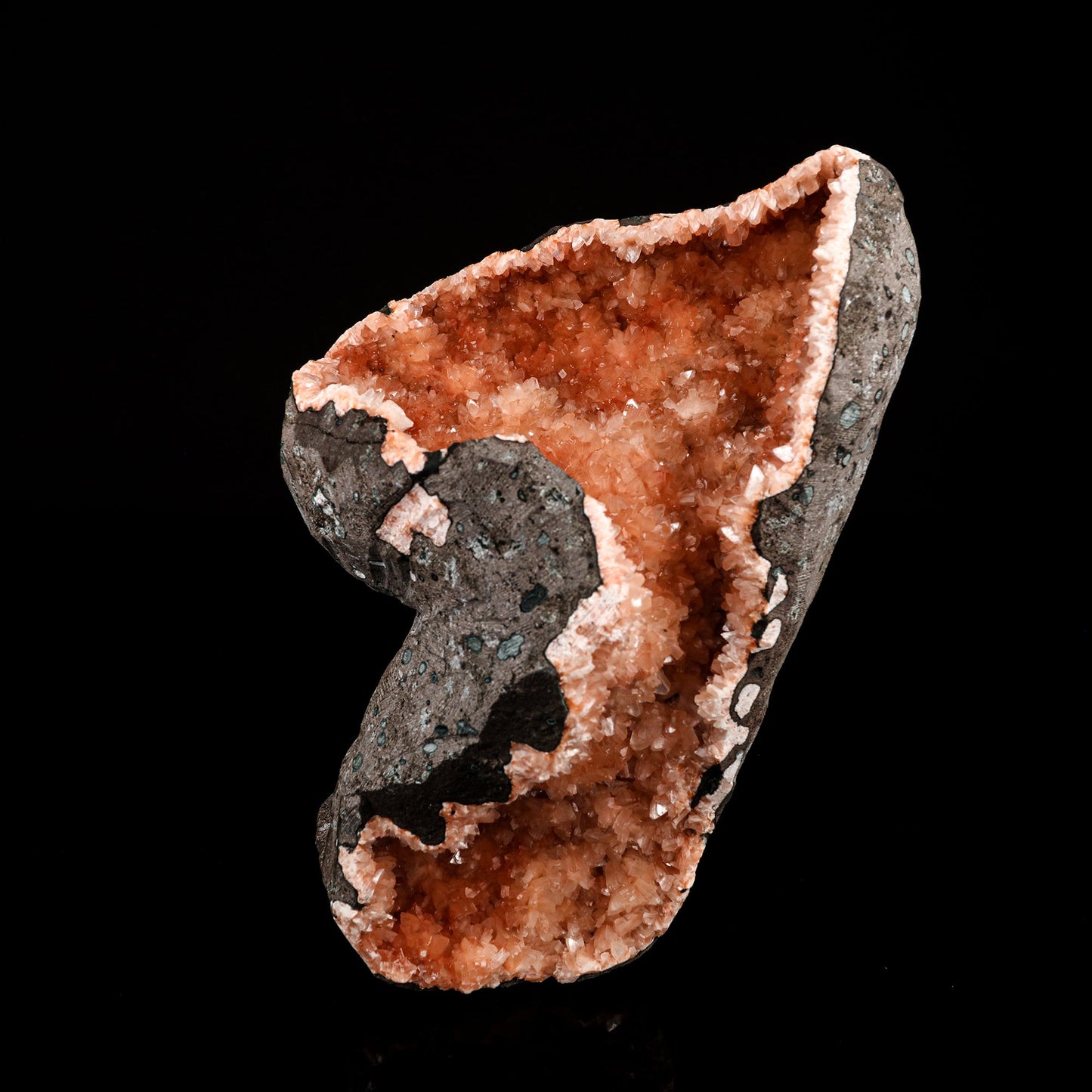 Heulandite Geode Free Standing Natural Mineral Specimen # B 6358 Heulandite Superb Minerals