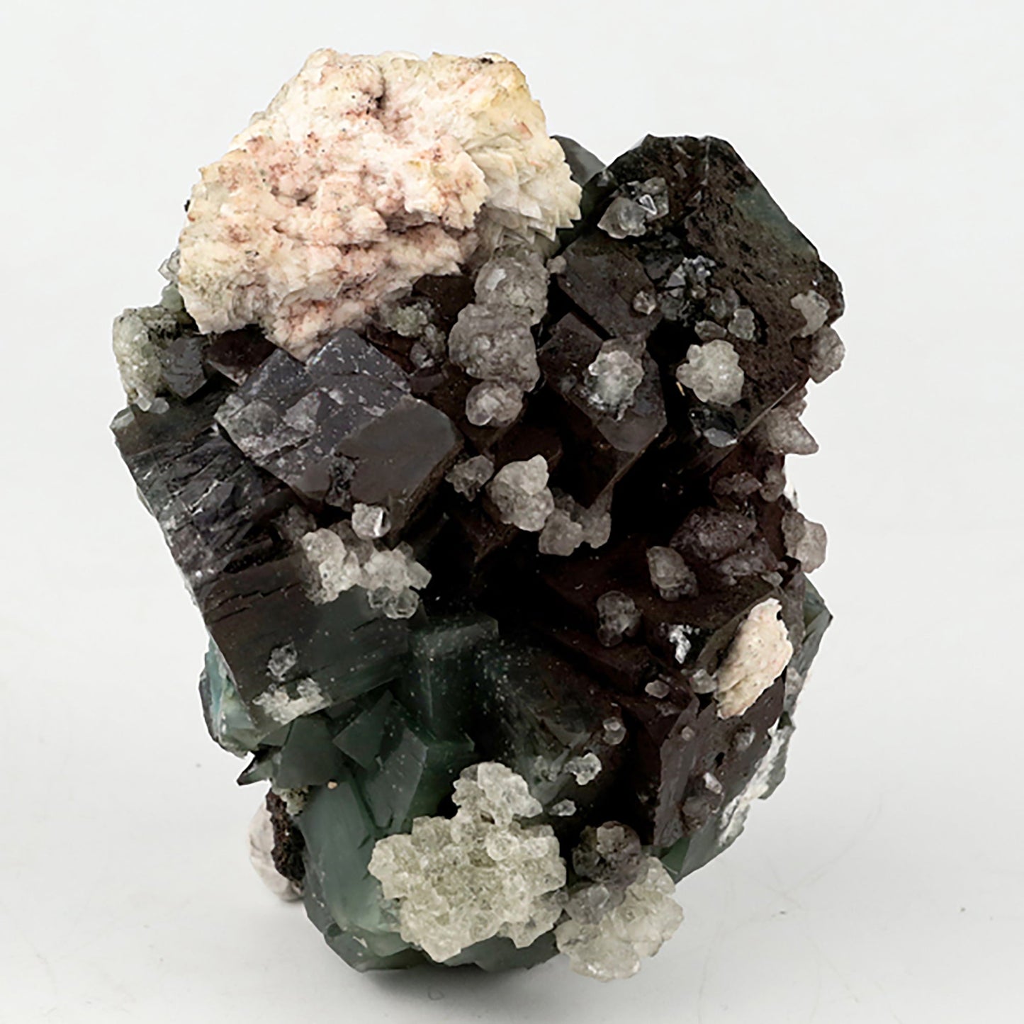 Marshy Apophyllite with Heulandite Natural Mineral Specimen # B 5394 Apophyllite Superb Minerals