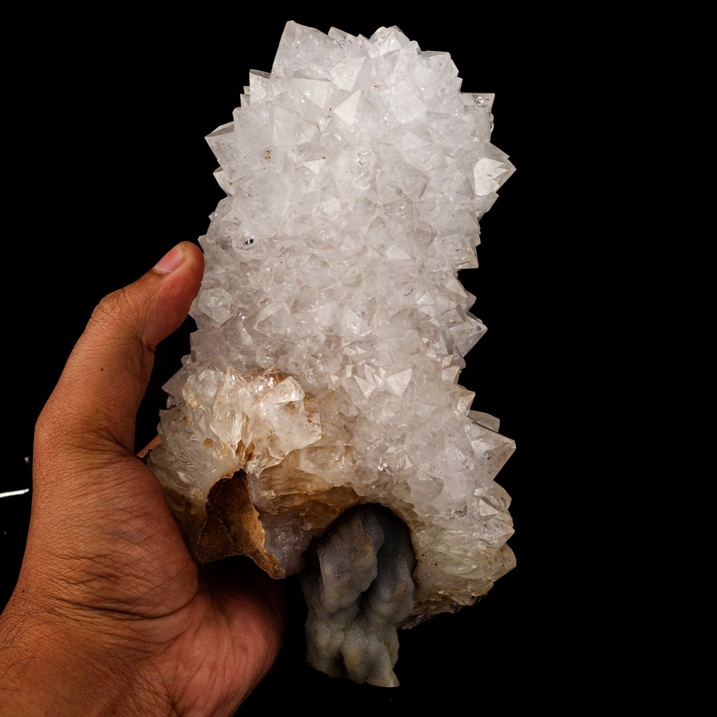 MM Quartz Formation with Chalcedony Natural Mineral Specimen # B 6253 MM Quartz Superb Minerals