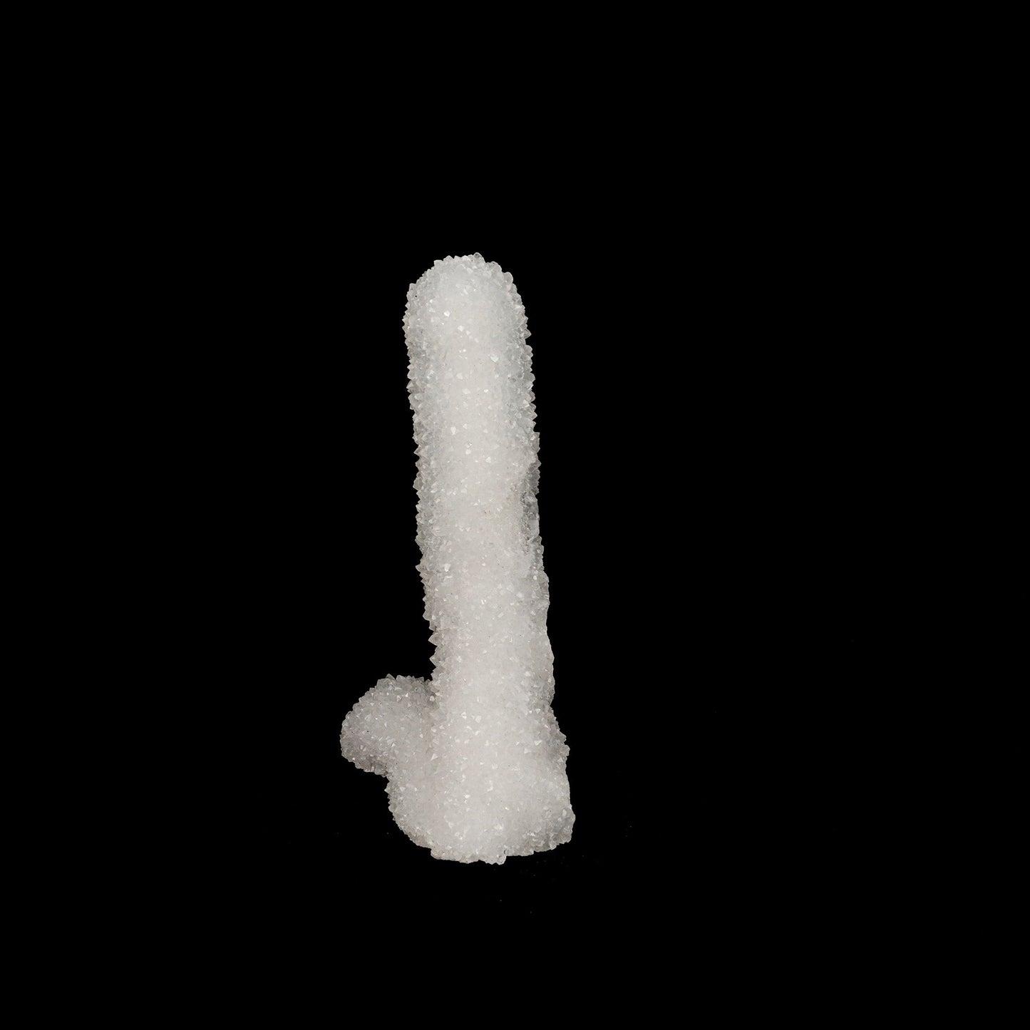 MM Quartz Sparkling Stalactite Natural Mineral Specimen # B 5252 https://www.superbminerals.us/products/mm-quartz-sparkling-stalactite-natural-mineral-specimen-b-5252 Features: A glossy, lustrous covering of Apophyllite crystals encloses bright white, microcrystalline Quartz crystals. The shiny, lustrous covering of Apophyllite crystals encloses the bright white, microcrystalline Quartz crystals. The lustre, colour, and crystal formation are all impressive. The specimen
