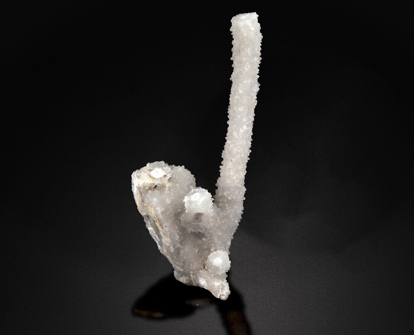 MM Quartz Stalactite Geroff Neck Formation #W11 MM Quartz Superb Minerals