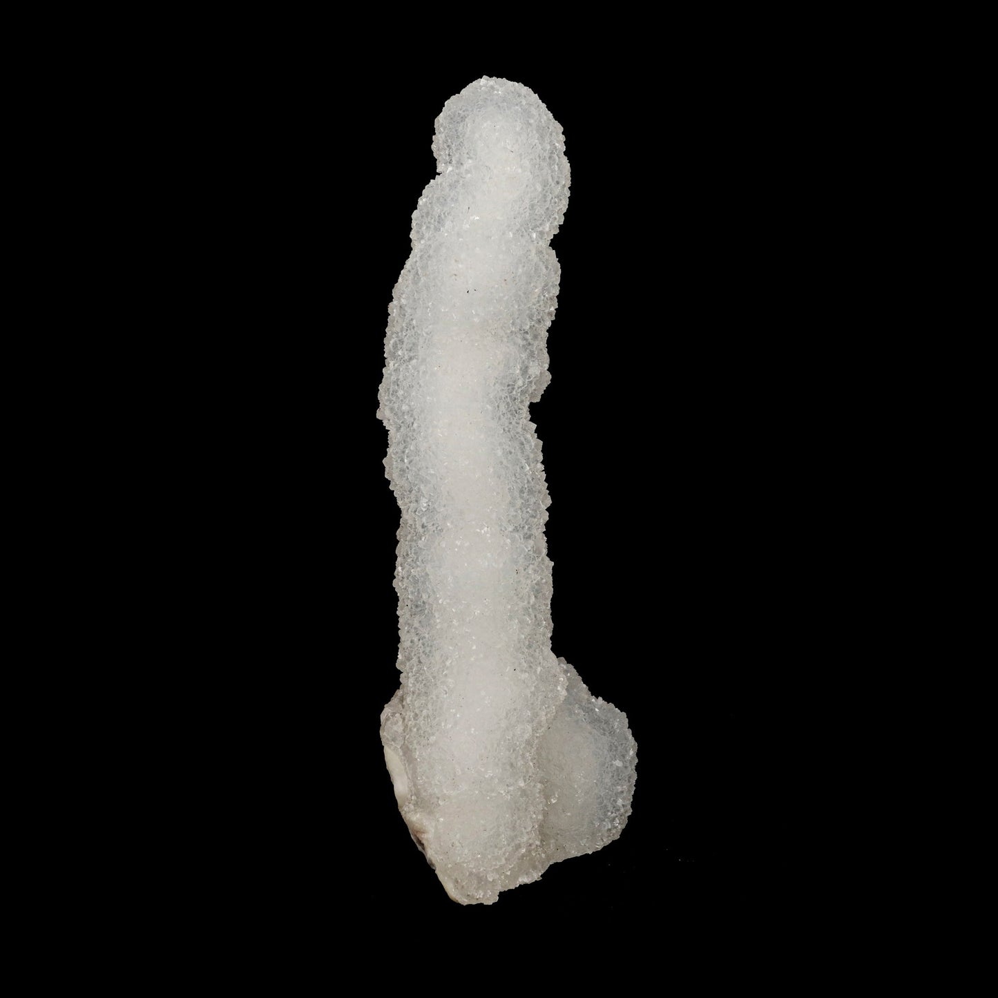 MM Quartz Stalactite Natural Mineral Specimen # B 5246 https://www.superbminerals.us/products/mm-quartz-stalactite-natural-mineral-specimen-b-5246 Features: It is encrusted for splendid white, microcrystalline Quartz crystals inside a glossy, glossy coating of Apophyllite crystals. Those lustre, colour, What's more Precious stone arrangement would every one great. To great condition, it is a amazing and magnetic example. Primary Mineral(s): MM QuartzSecondary