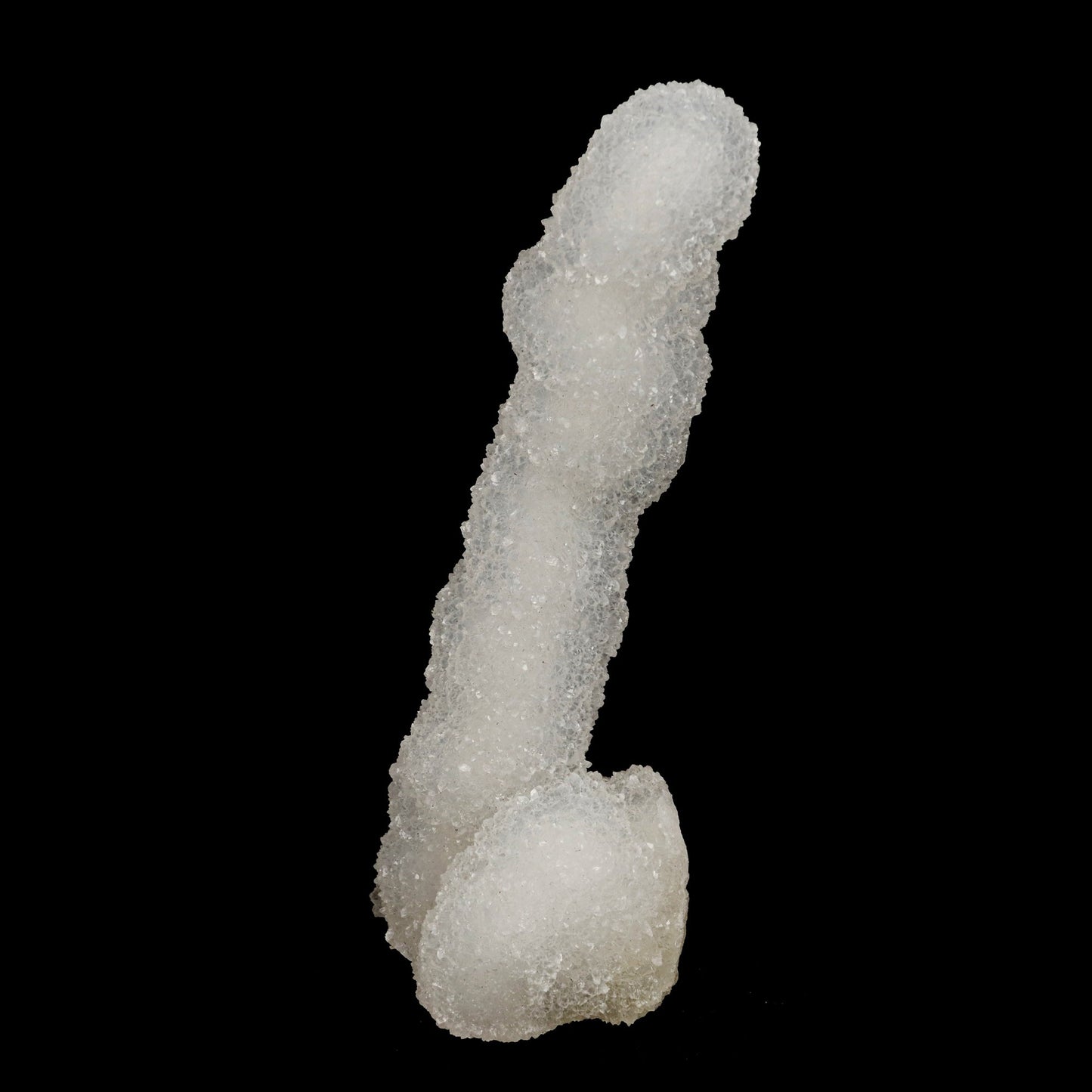 MM Quartz Stalactite Natural Mineral Specimen # B 5246 https://www.superbminerals.us/products/mm-quartz-stalactite-natural-mineral-specimen-b-5246 Features: It is encrusted for splendid white, microcrystalline Quartz crystals inside a glossy, glossy coating of Apophyllite crystals. Those lustre, colour, What's more Precious stone arrangement would every one great. To great condition, it is a amazing and magnetic example. Primary Mineral(s): MM QuartzSecondary