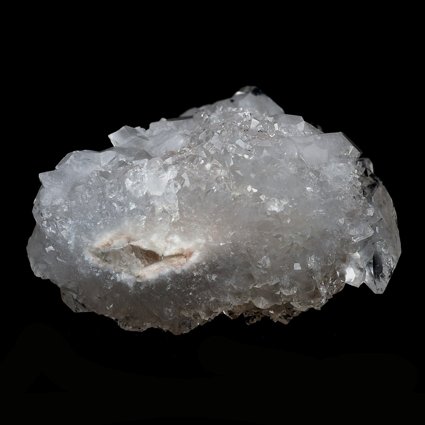 Pointed Clear Apophyllite Crystals on MM Quartz Natural Mineral Specim… https://www.superbminerals.us/products/pointed-clear-apophyllite-crystals-on-mm-quartz-natural-mineral-specimen-b-4125 Features:This is a beautifully balanced and aesthetic specimen of water clear, transparent Apophyllite. Positioned perfectly in the center of a mass of lustrous Apophyllite crystals, is a large, perfect pyramidal Apophyllite crystal, but to the left is a large rectangular crystal, contrasting two distinct crystal