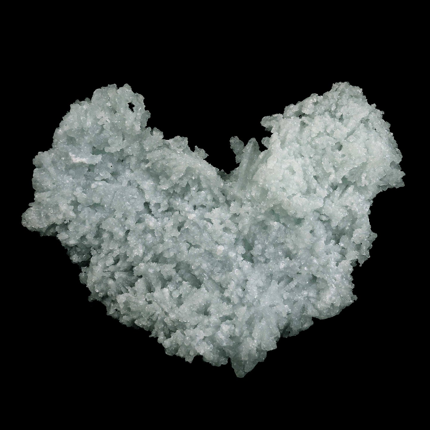 Prehnite Mesh Formation Natural Mineral Specimen # B 4545 https://www.superbminerals.us/products/prehnite-mesh-formation-natural-mineral-specimen-b-4545 Features:Prestigious jackstraw cluster of elongated laumontite crystals pseudomorphed from mint-green, transparent prehnite crystals. Malad Quarry in Mumbai is a well-known source of classic and outstanding antique material. Population increase forced the closure of the quarry in the last 20-30 years.