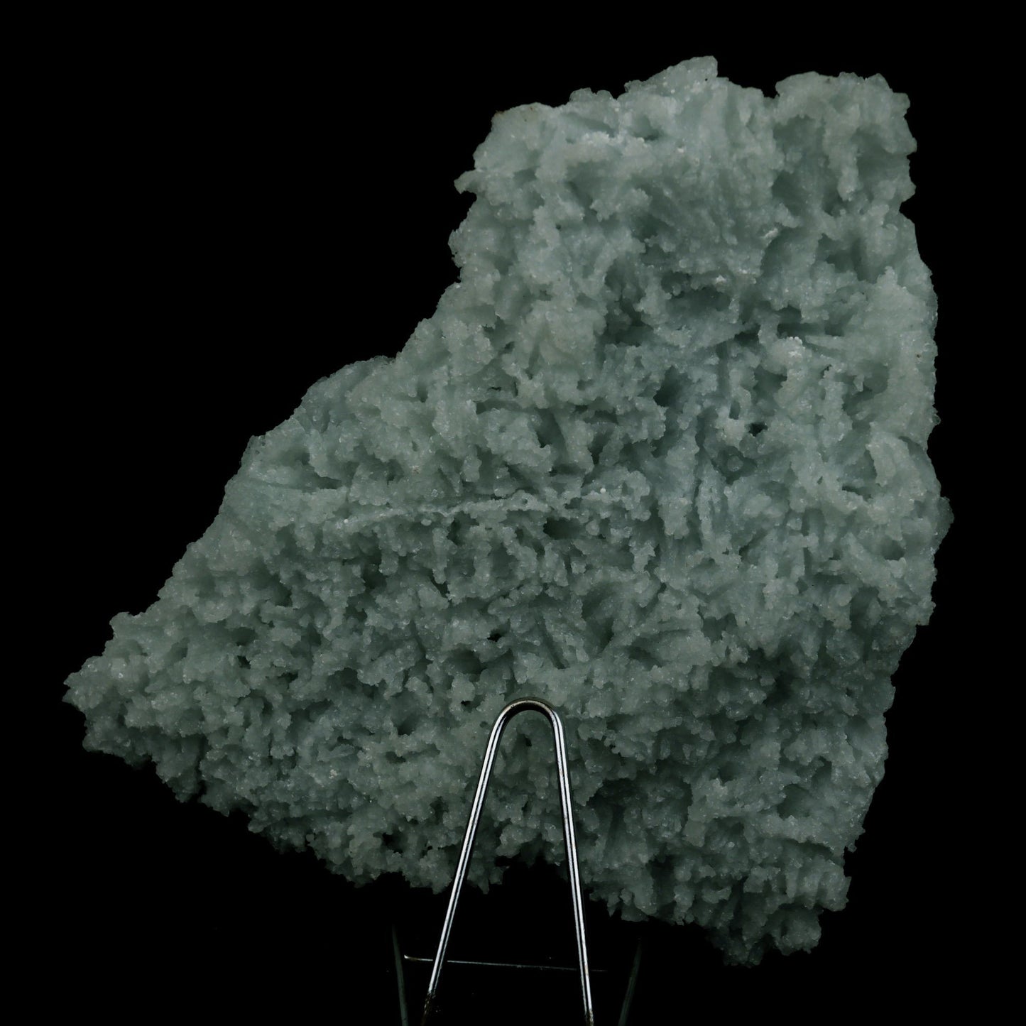 Prehnite Rare Find Natural Mineral Specimen # B 4757 https://www.superbminerals.us/products/prehnite-rare-find-natural-mineral-specimen-b-4757 Features: A coveted jackstraw cluster of elongated laumontite crystals that pseudomorphed from mint-green, translucent prehnite crystals has been discovered in the United Kingdom.The Malad Quarry, located near Mumbai, is a well-known source of classic and excellent vintage material for restoration projects.