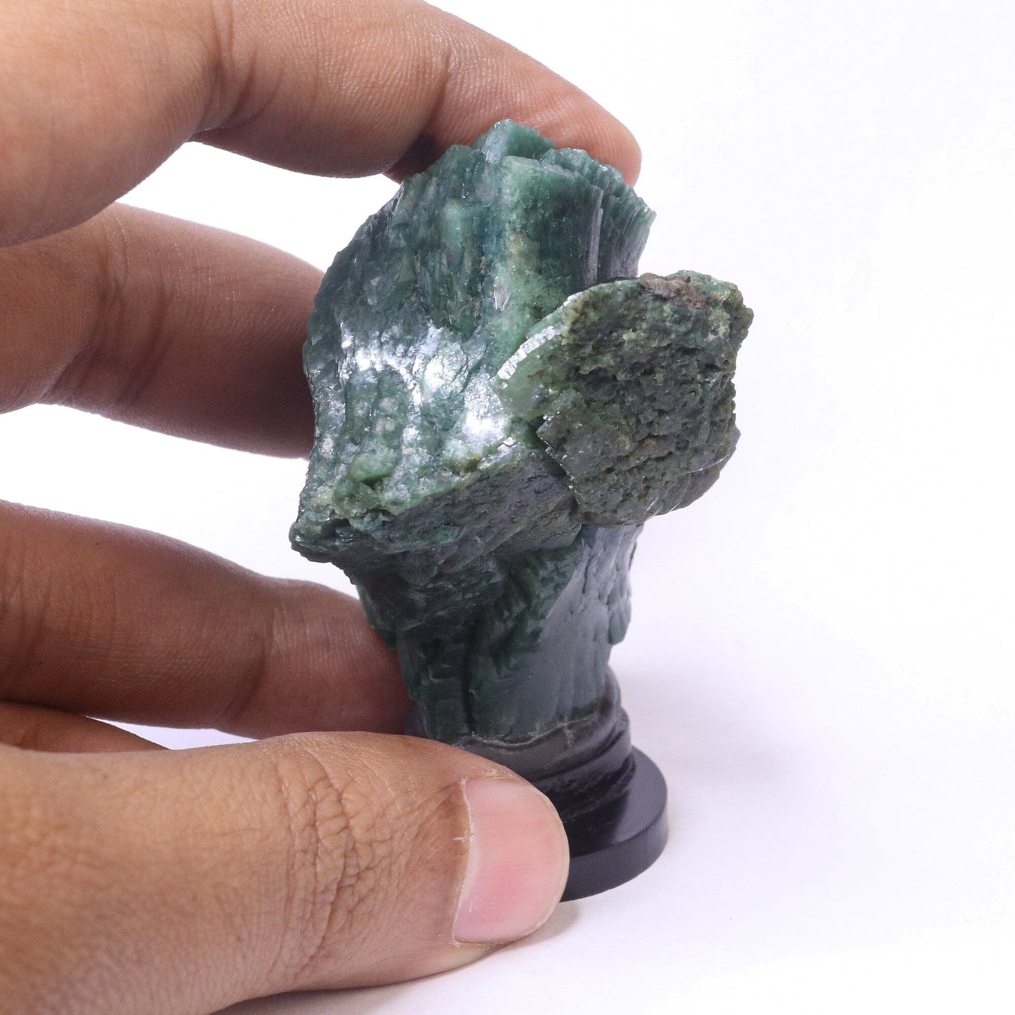 Rare Green heulandite Free Standing Natural Mineral Specimen # B 6731 Heulandite Superb Minerals