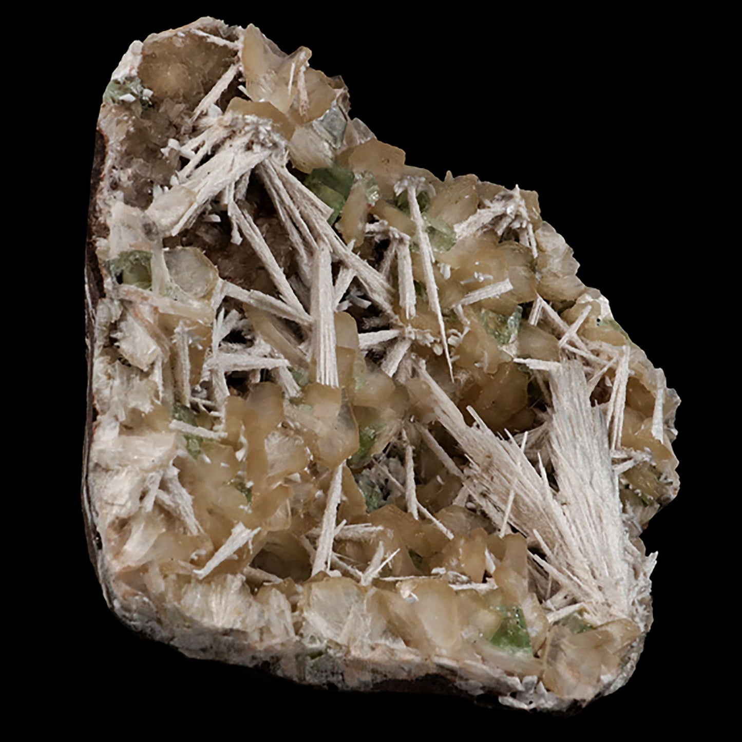 Scolecite Spray and Stilbite Natural Mineral Specimen # B 5403 Scolecite Superb Minerals