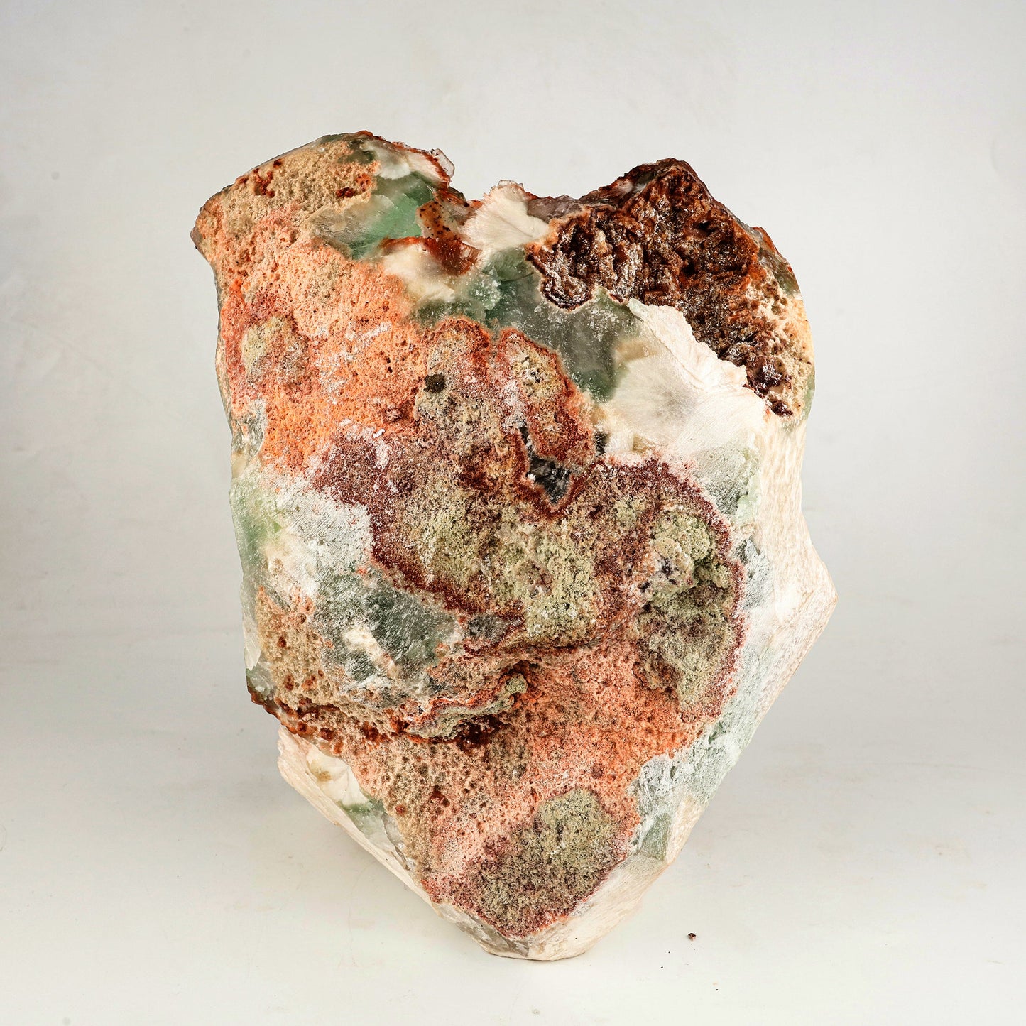 Scolecite Spray Brown color with Apophyllite cubes Natural Mineral Specimen # B 6265 Scolecite Superb Minerals 