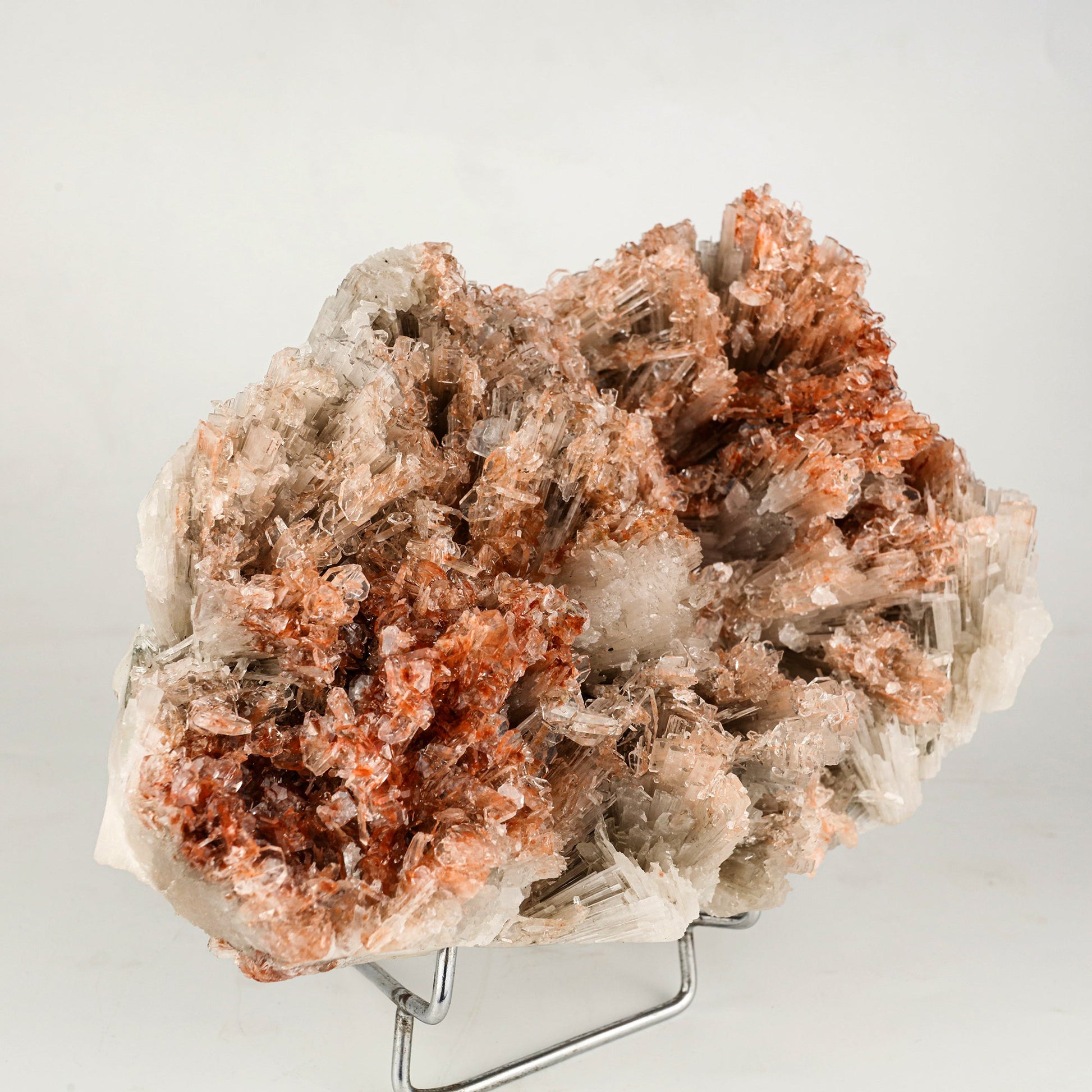Scolecite Spray Brown color with Apophyllite cubes Natural Mineral Specimen # B 6267 Scolecite Superb Minerals 