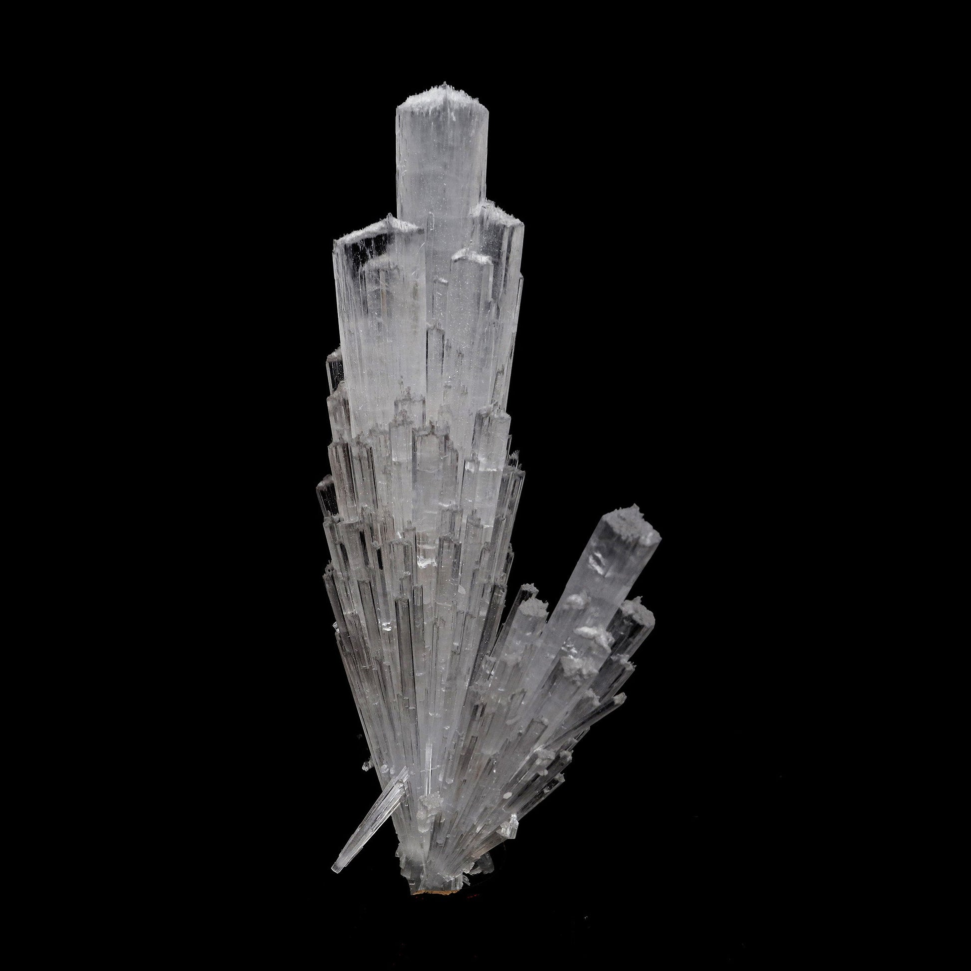Scolecite Spray Formation Natural Mineral Specimen # B 5275  https://www.superbminerals.us/products/scolecite-spray-formation-natural-mineral-specimen-b-5275  Features: This specimen features a large, radial formation of colorless, transparent, lustrous acicular Scolecite crystals on peach-colored Stilbite. Primary Mineral(s): Scolecite Secondary Mineral(s): N/AMatrix: N/A 7 Inch x 4 InchWeight : 200 GmsLocality: Aurangabad, Maharashtra, India Year of Discovery: 2021