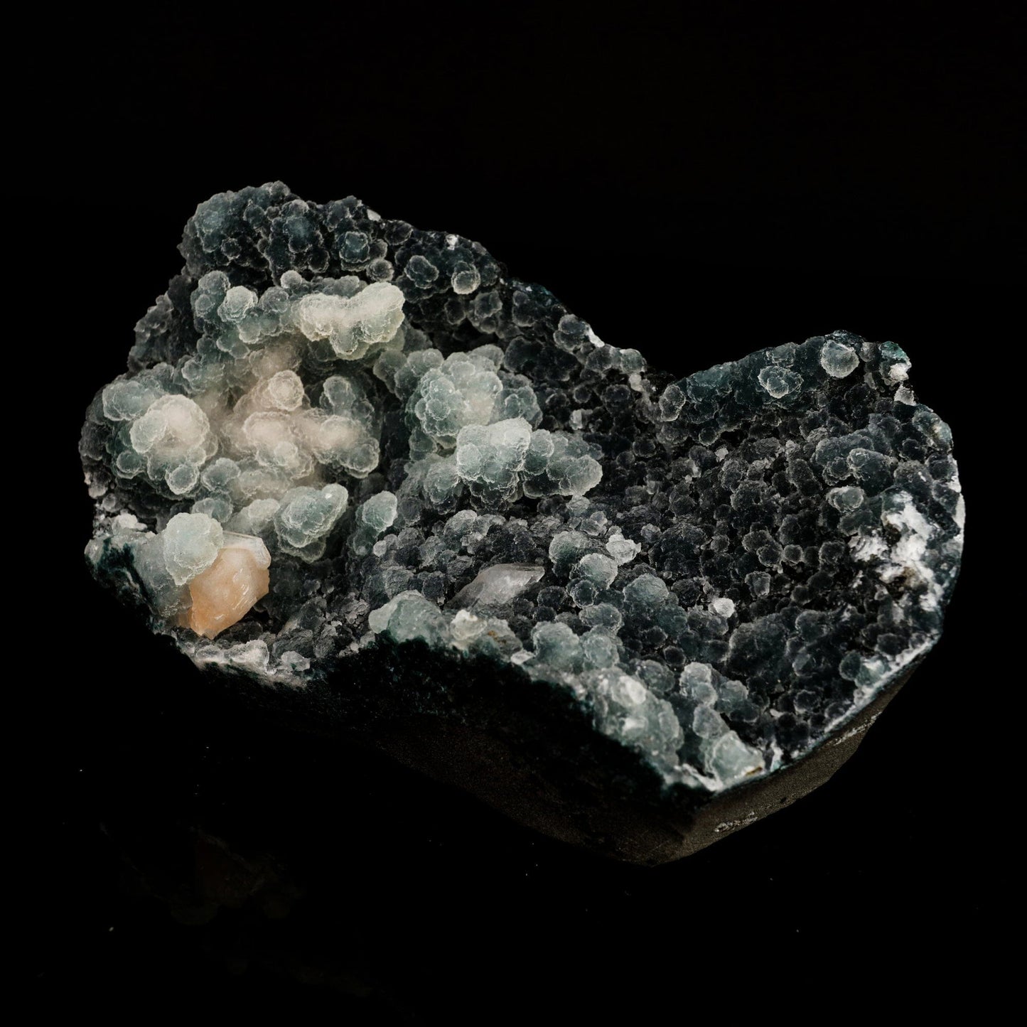 Sparkling Chalcedony Geode Natural Mineral Specimen # B 6568 Stellerite Superb Minerals