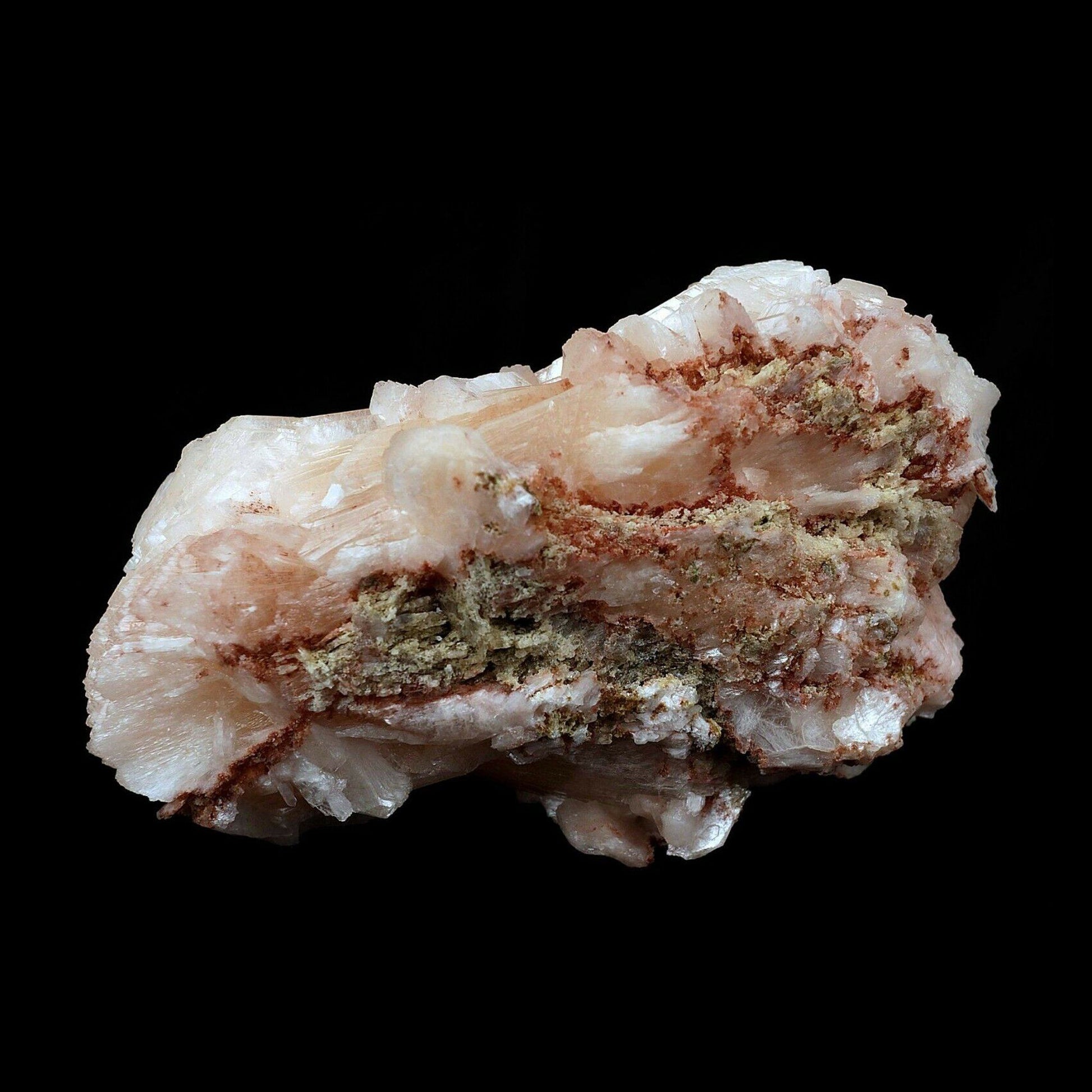 Stilbite Pink Crystal Natural Mineral Specimen # B 3642  https://www.superbminerals.us/products/stilbite-pink-crystal-natural-mineral-specimen-b-3642  Features:An exceptionally large cluster of Stilbite crystals in a classic bow tie formation along with numerous smaller Stilbite crystals on contrasting matrix. Primary Mineral(s): MM QuartzSecondary Mineral(s): StilbiteMatrix: N/A12 cm x 7 cm540 GmsLocality: Aurangabad, Maharashtra, IndiaYear of Discovery: 2020