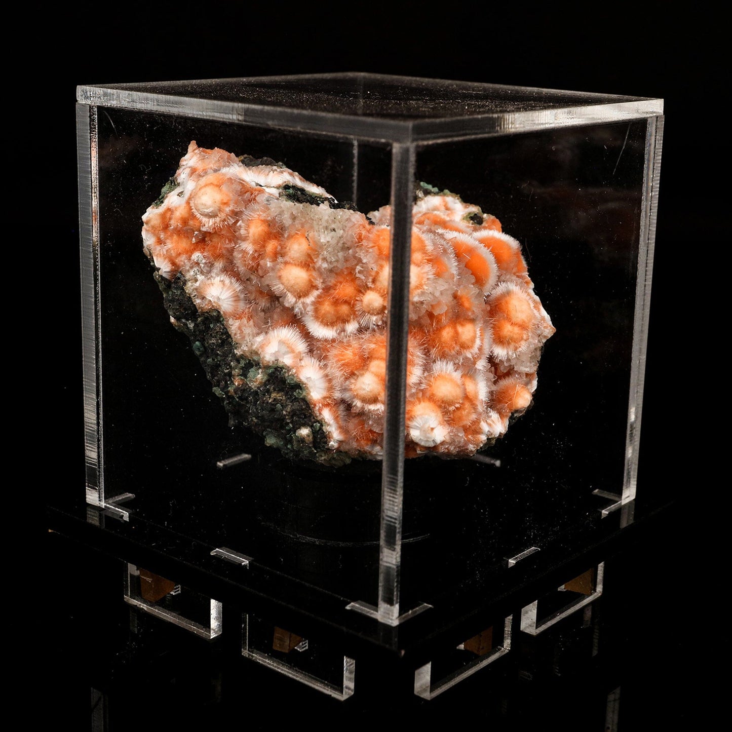 Thomsonite Orange Rare Find Natural Mineral Specimen # B 6644 Thomsonite Superb Minerals