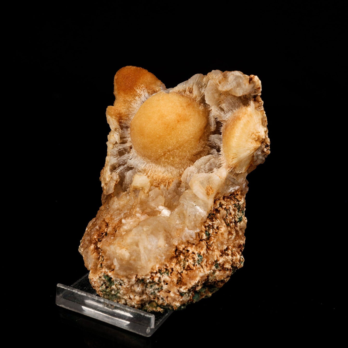 Thomsonite Yellow Color Rare Find Natural Mineral Specimen # B 6585 Thomsonite Superb Minerals