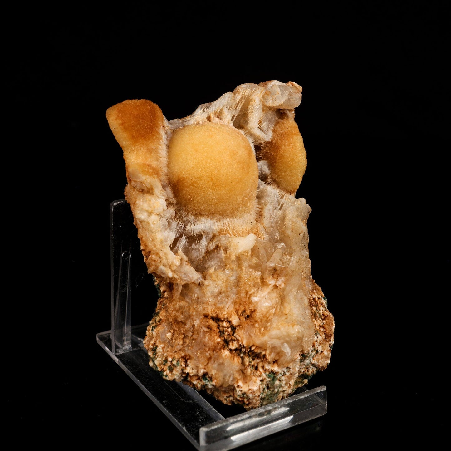 Thomsonite Yellow Color Rare Find Natural Mineral Specimen # B 6585 Thomsonite Superb Minerals