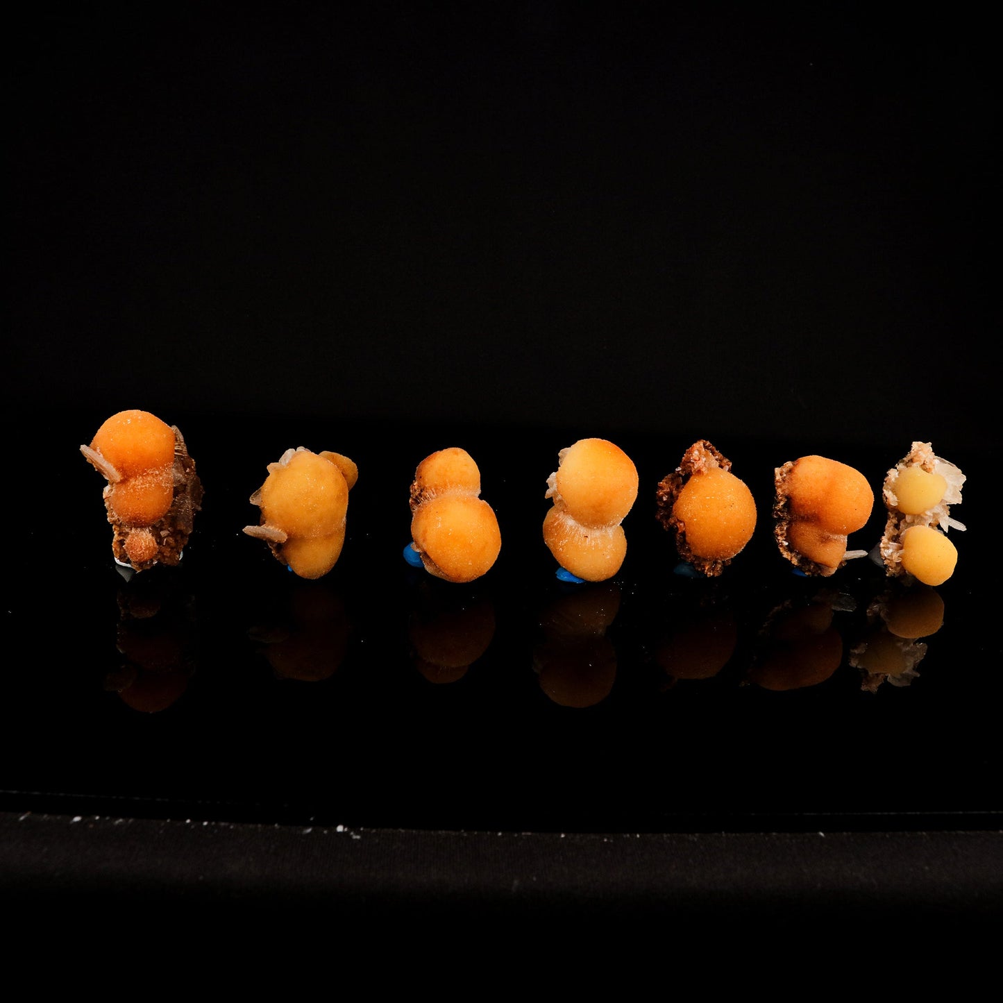 Thomsonite Yellow Color Rare Find ( set of 7) Natural Mineral Specimen # B 6349 Thomsonite Superb Minerals