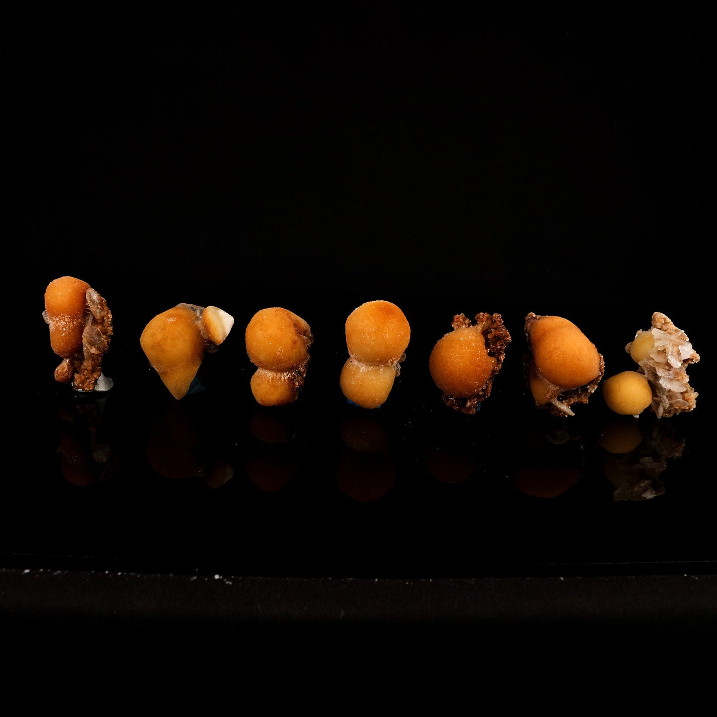 Thomsonite Yellow Color Rare Find ( set of 7) Natural Mineral Specimen # B 6349 Thomsonite Superb Minerals