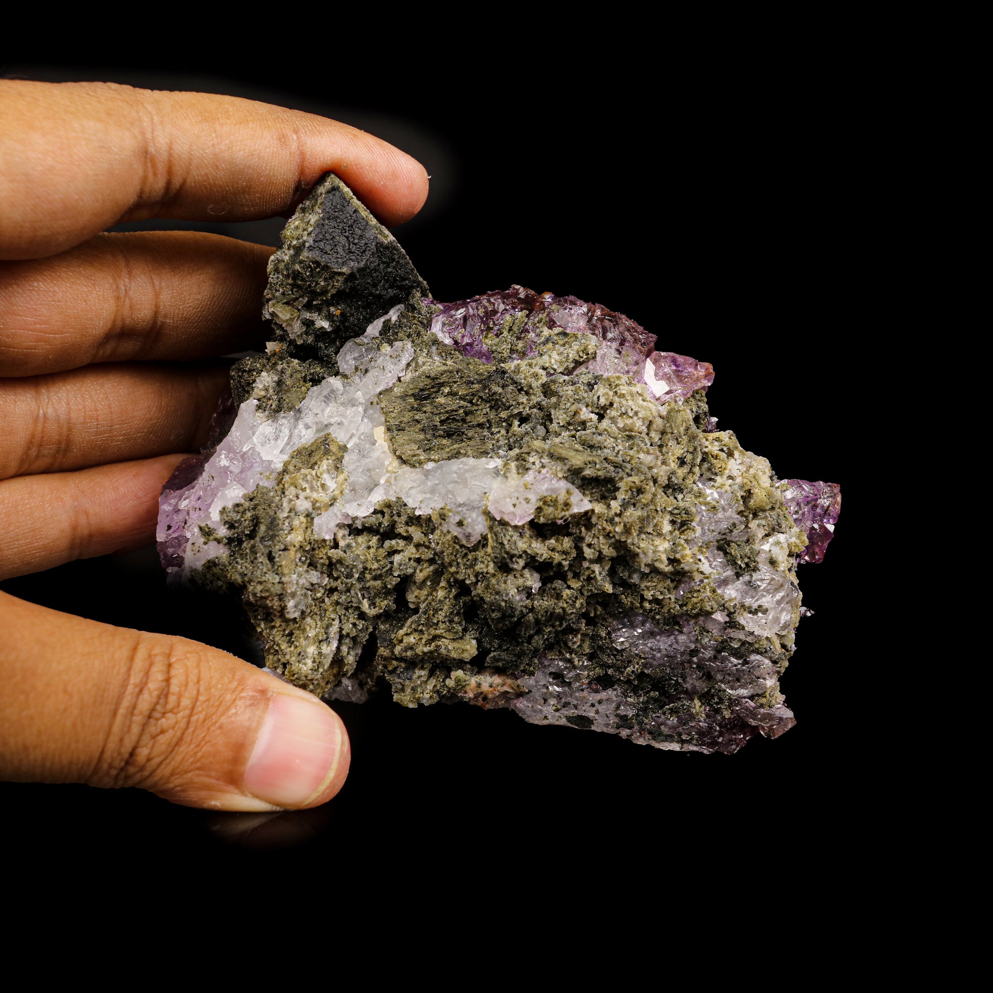 Rare Amethyst from Karur Natural Mineral Specimen # B 6852