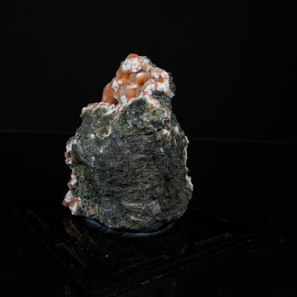Orange Thomsonite with Mesolite Natural Mineral Specimen from Madhya Pradesh # B 7234