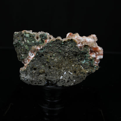 Orange Thomsonite with Mesolite Natural Mineral Specimen from Madhya Pradesh # B 7236
