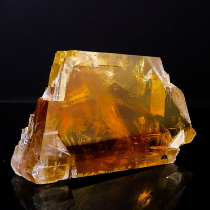 Amazing Honey Color Calcite Free standing Natural Mineral Specimen # B 6737 Thomsonite Superb Minerals 