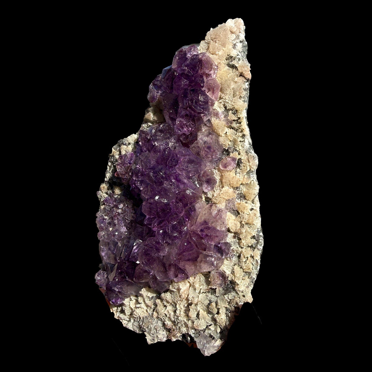 Amethyst Cluster Natural Deep Purple Specimen from Karur, India | # DKT22