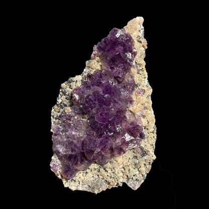 Amethyst Cluster Natural Deep Purple Specimen from Karur, India | # DKT22