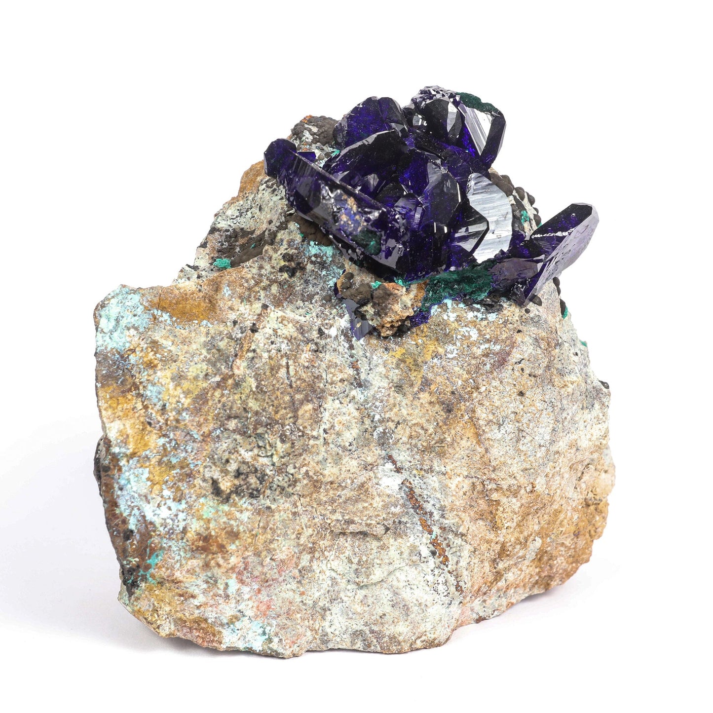 Azurite-malachite Natural Mineral Specimen # B 6792 Superb Minerals 