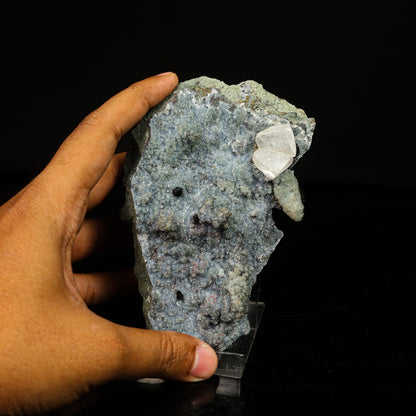 Babingtonite with Apophyllite & Chalcedony Natural Mineral Specimen # B 6782 Babingtonite Superb Minerals 