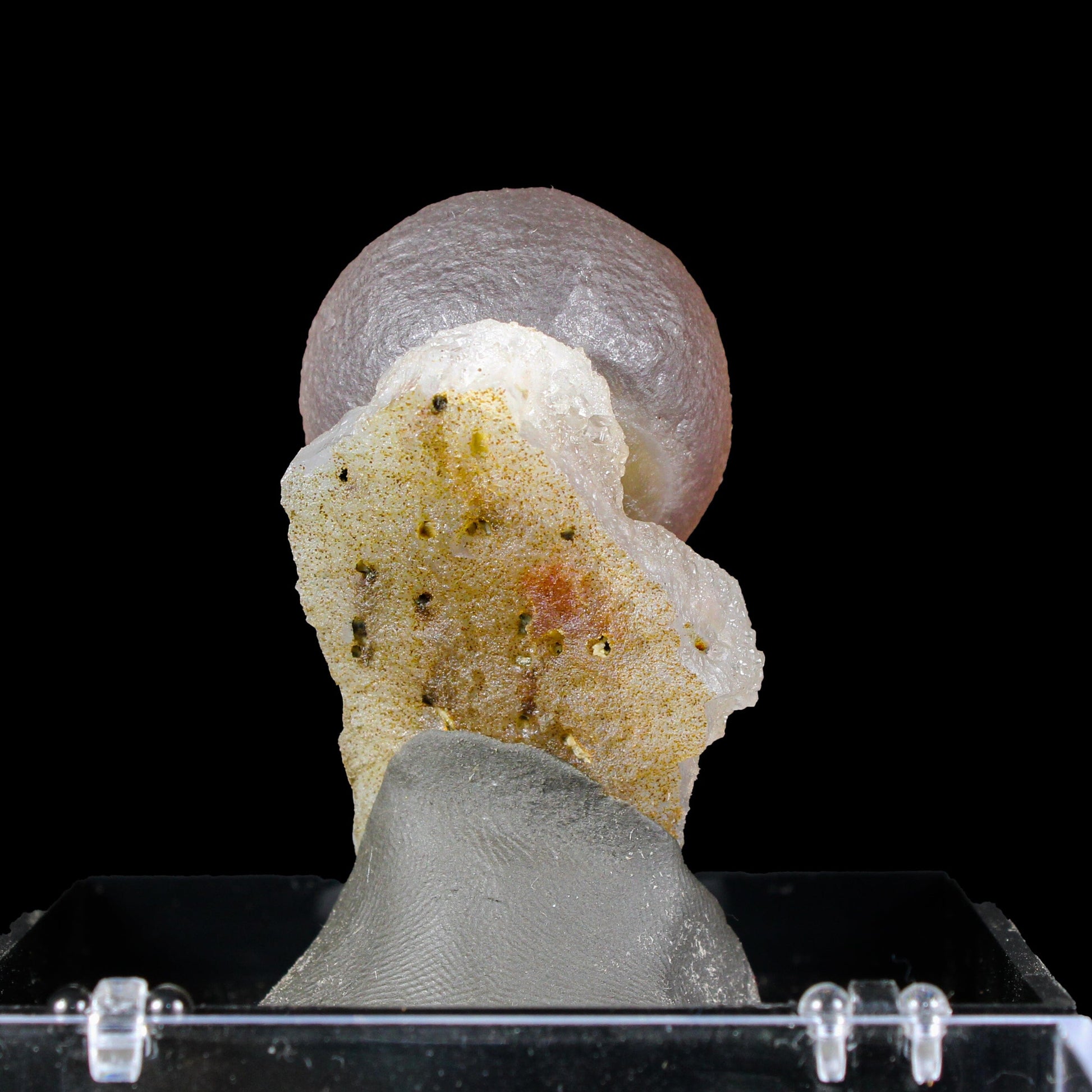 Botryoidal Fluorite on Quartz – Natural Mineral Specimen # B 7159 Fluorite Superb Minerals 