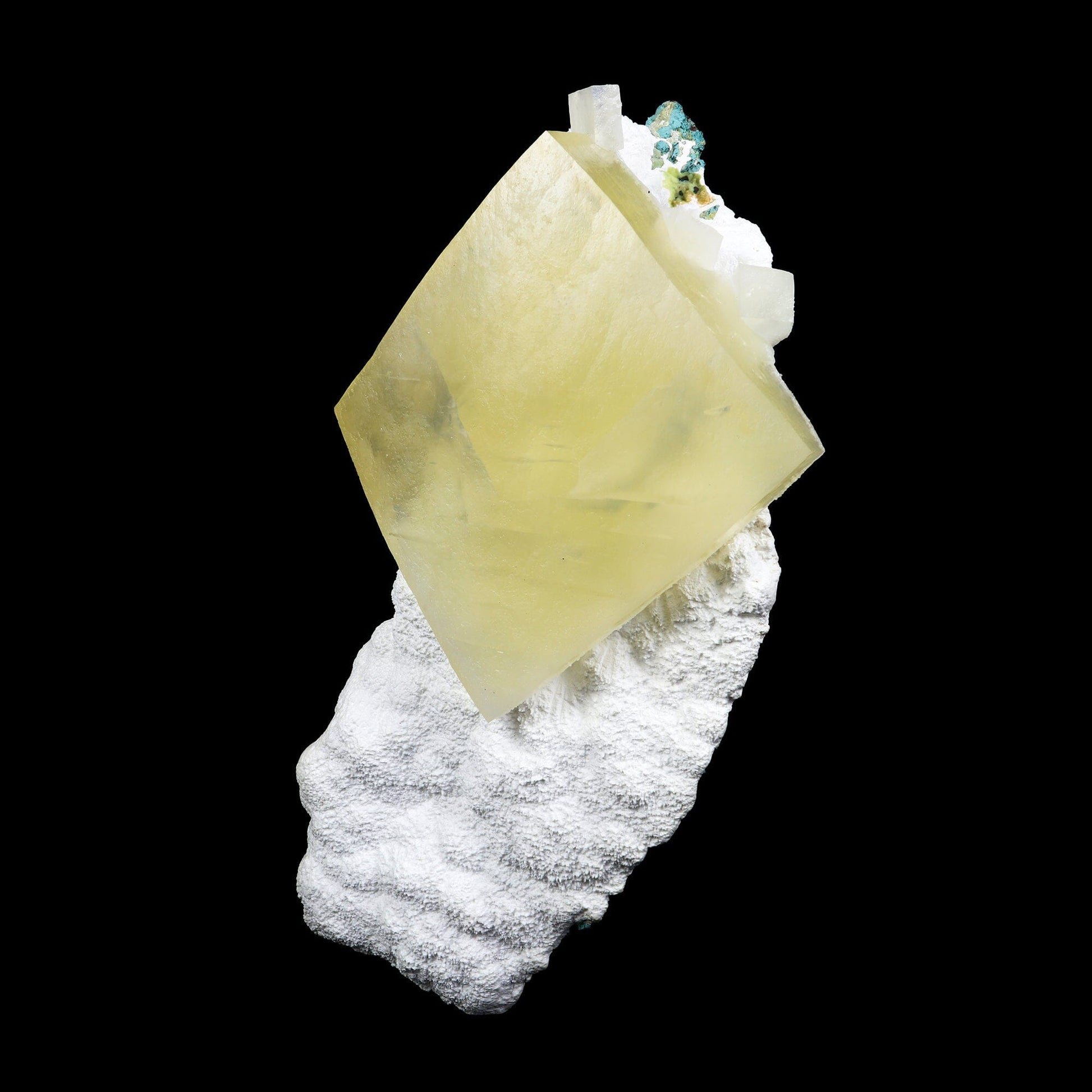 Calcite on Mordenite Matrix – Unique Diamond-Shaped Yellow Mineral Specimen from Sambhaji Nagar # B 7186 Calcite Superb Minerals 