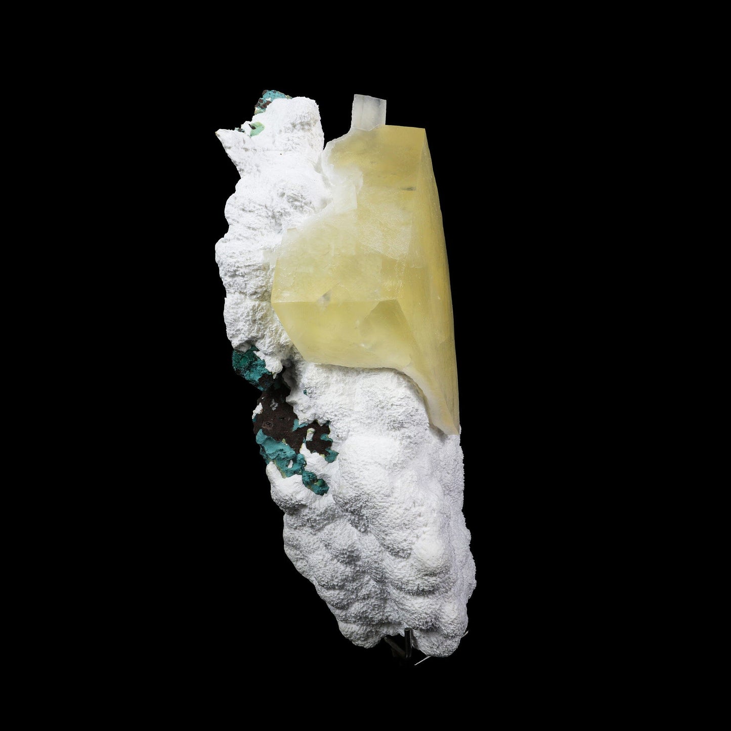 Calcite on Mordenite Matrix – Unique Diamond-Shaped Yellow Mineral Specimen from Sambhaji Nagar # B 7186 Calcite Superb Minerals 