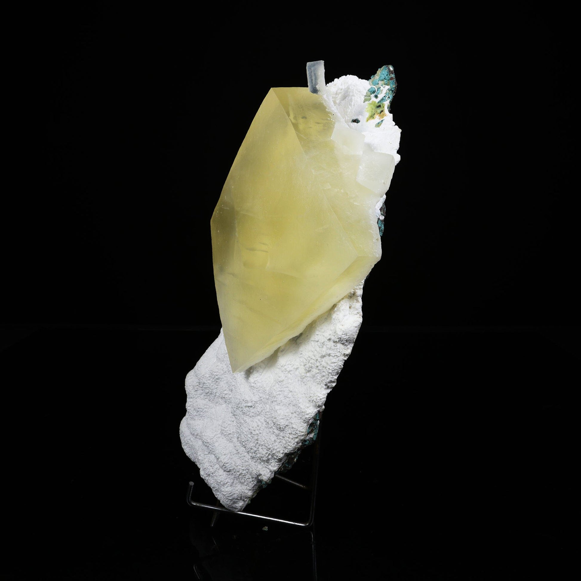 Calcite on Mordenite Matrix – Unique Diamond-Shaped Yellow Mineral Specimen from Sambhaji Nagar # B 7186 Calcite Superb Minerals 