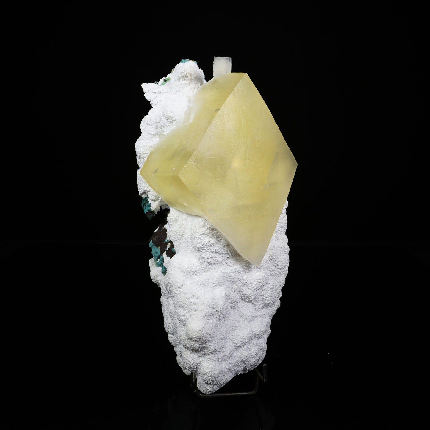 Calcite on Mordenite Matrix – Unique Diamond-Shaped Yellow Mineral Specimen from Sambhaji Nagar # B 7186 Calcite Superb Minerals 