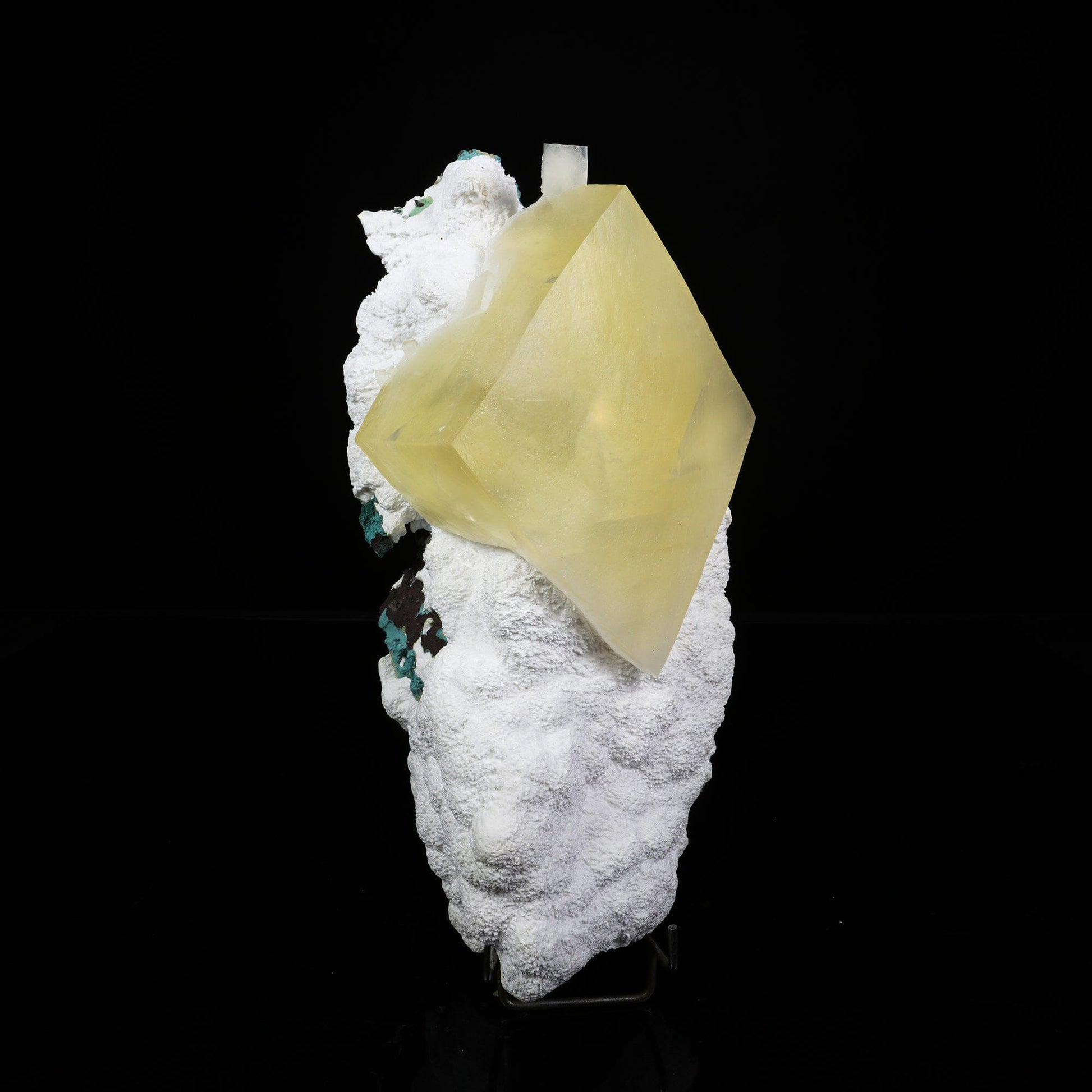 Calcite on Mordenite Matrix – Unique Diamond-Shaped Yellow Mineral Specimen from Sambhaji Nagar # B 7186 Calcite Superb Minerals 