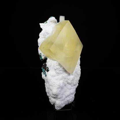 Calcite on Mordenite Matrix – Unique Diamond-Shaped Yellow Mineral Specimen from Sambhaji Nagar # B 7186 Calcite Superb Minerals 