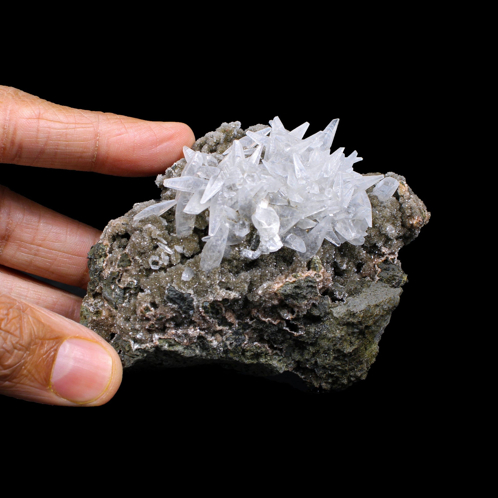 Calcite with Heulandite Natural Mineral Specimen # B 7128 Calcite Superb Minerals 