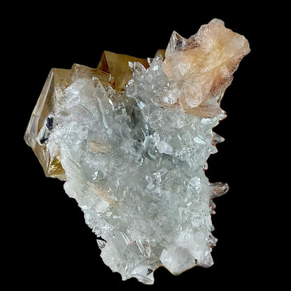 Calicite on Apophyllite & Chalcedony | Higj Quality Mineral | Indian Minerals | Superb Minerals | Fine Mineral | Collectors Piece Calcite Superb Minerals 