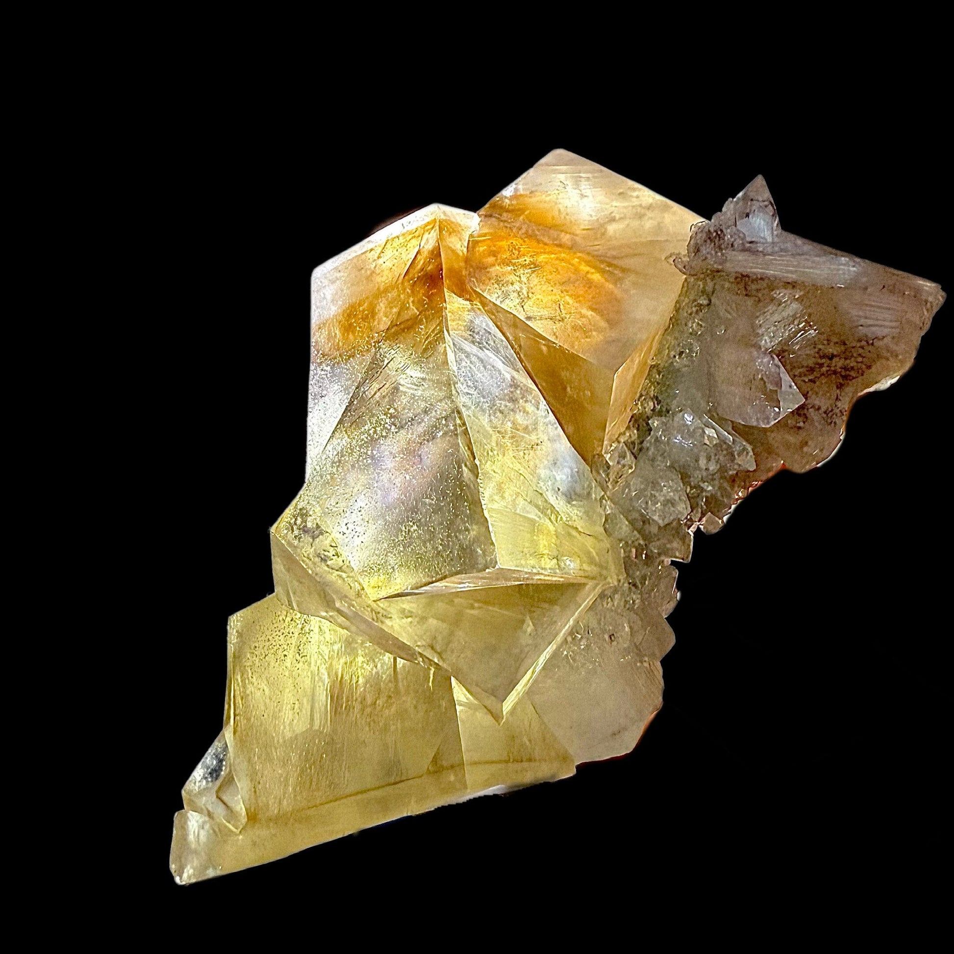 Calicite on Apophyllite & Chalcedony | Higj Quality Mineral | Indian Minerals | Superb Minerals | Fine Mineral | Collectors Piece Calcite Superb Minerals 