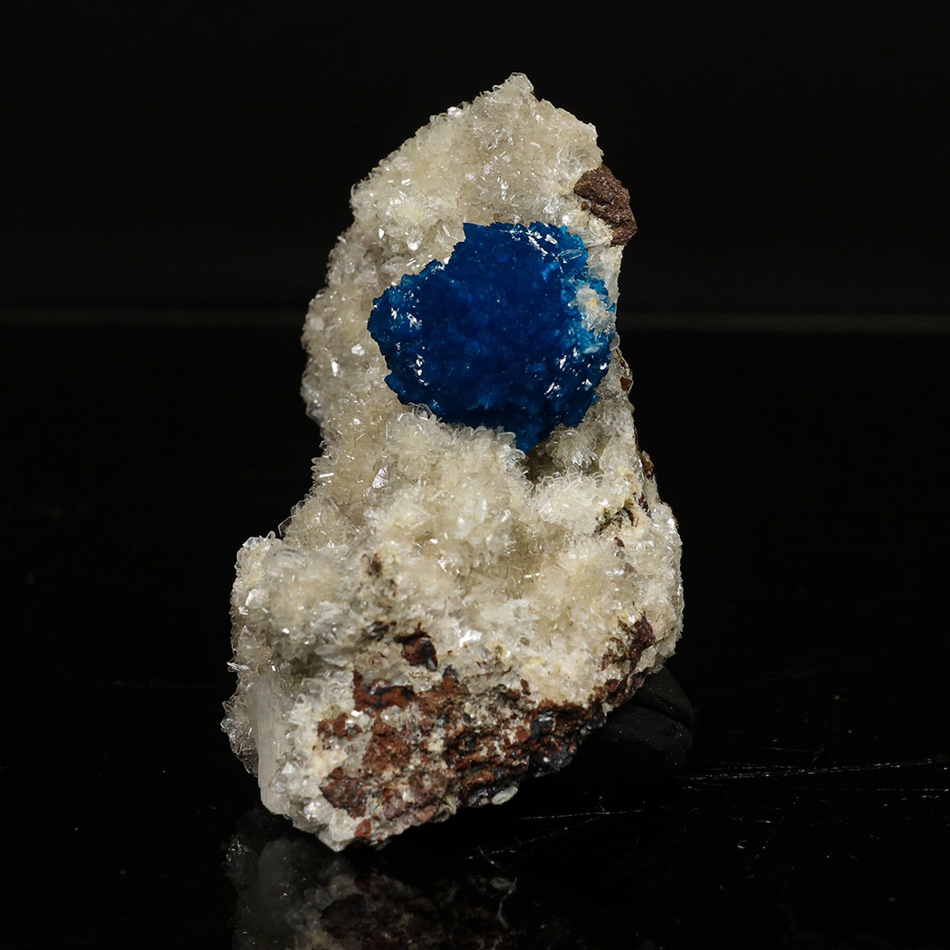 Cavansite on Heulandite (Rare Find) Natural Mineral Specimen # B 6756 Cavansite Superb Minerals 